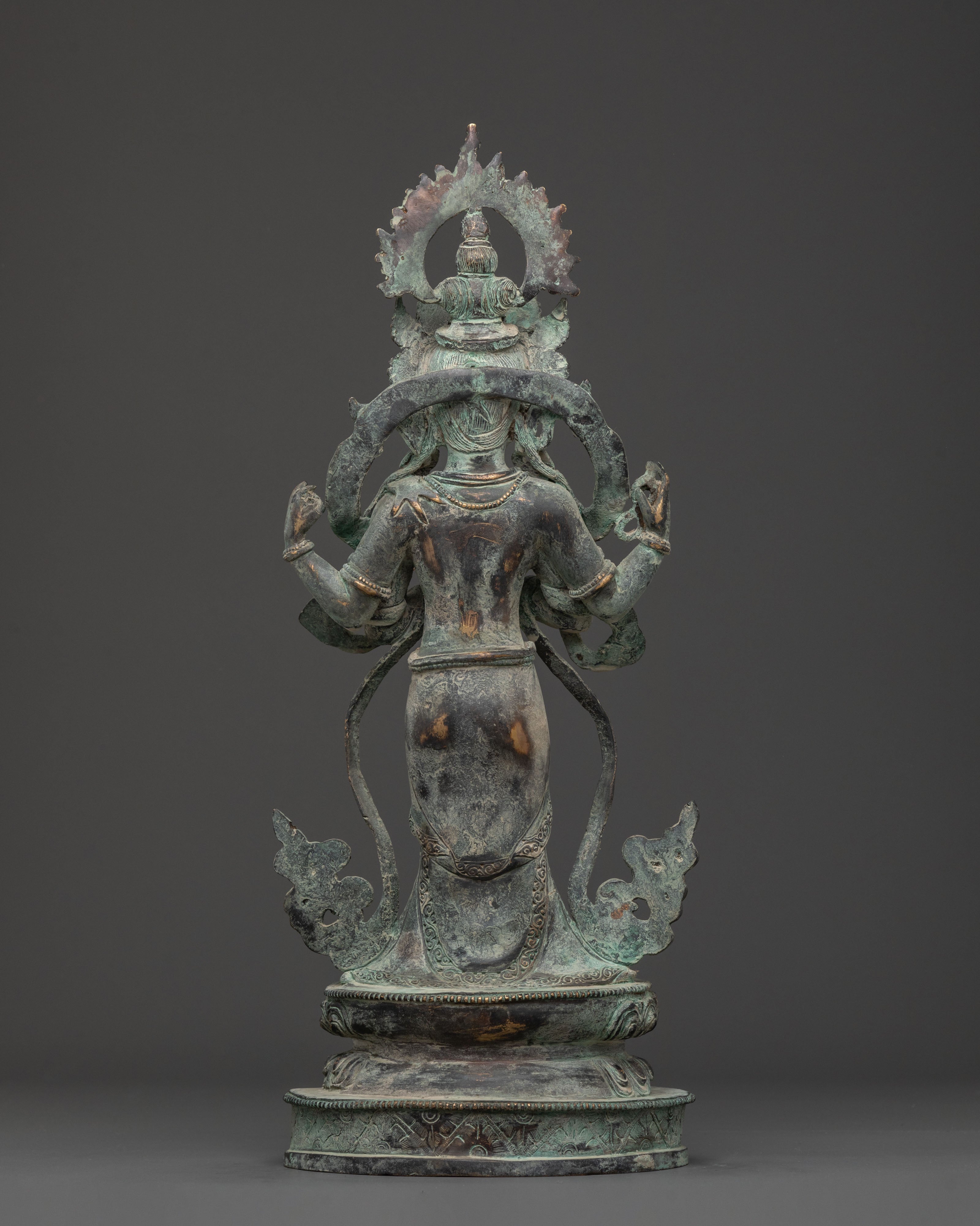 Chenrezig Statue Bodhisattva of Mercy | Antique Finish