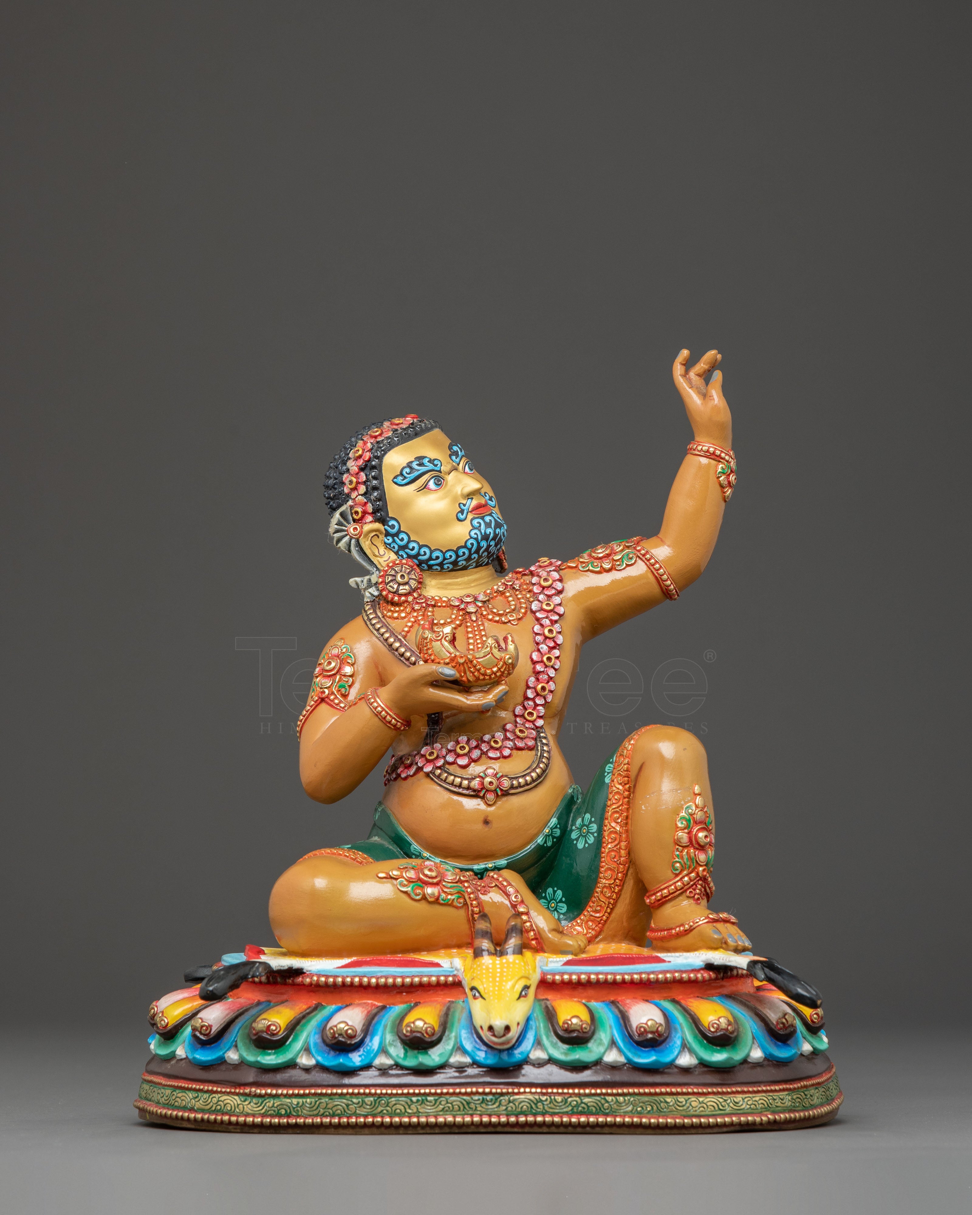 Handmade Virupa Copper Statue | Tantric Master