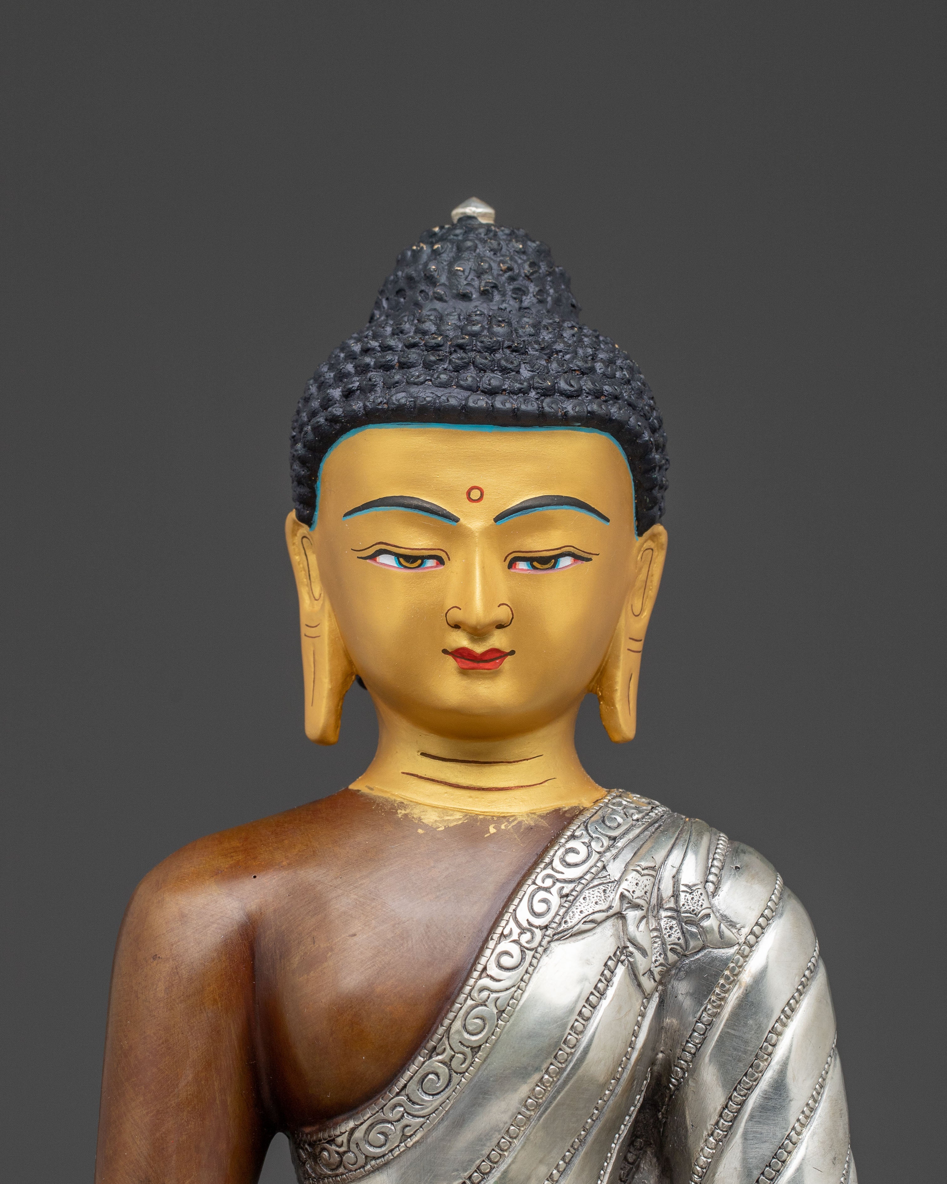 Pure Land Buddha Amitabha Copper Statue – Gilded Radiance