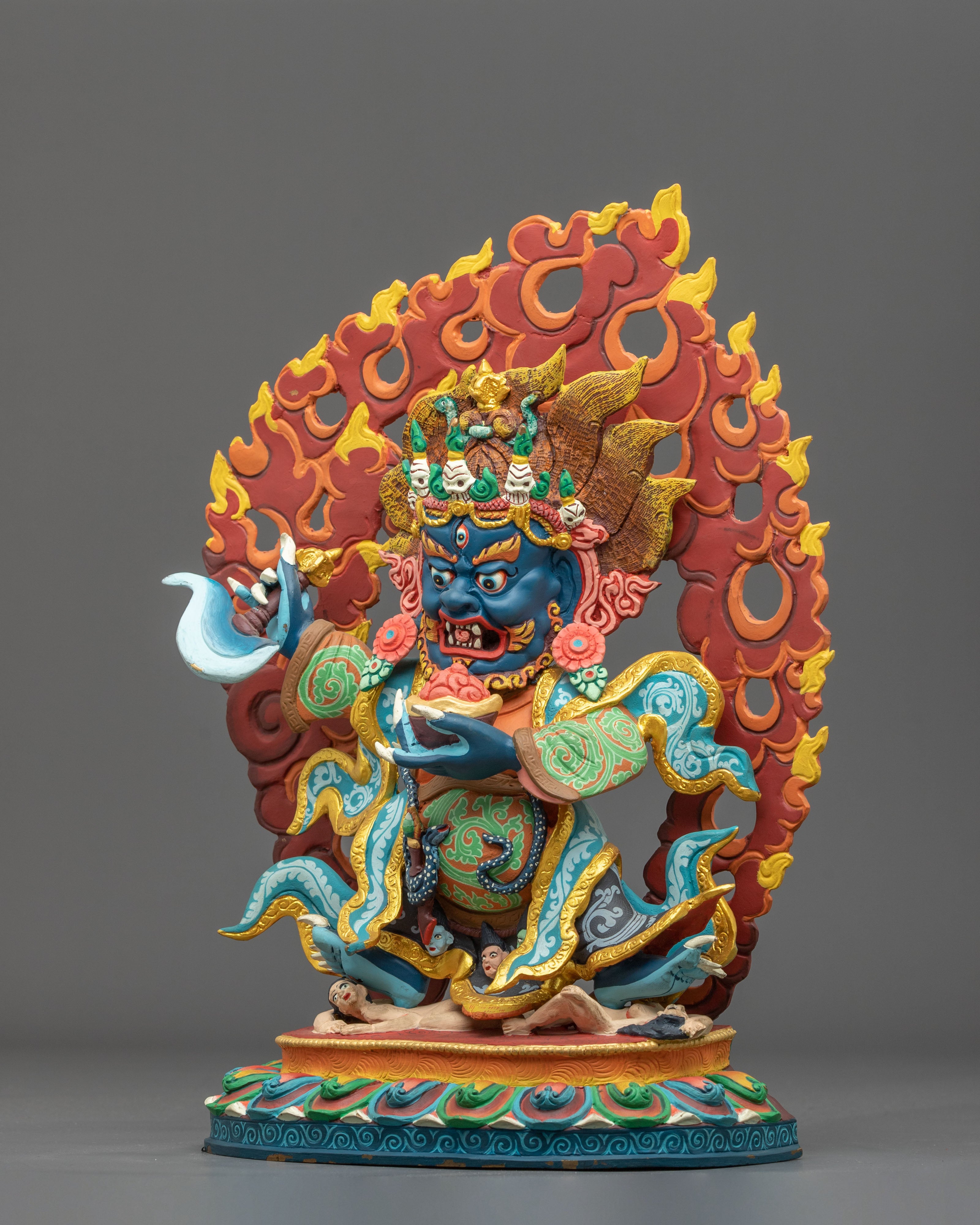 Mahakala Bernakchen Statue of Protection | Altar Decor