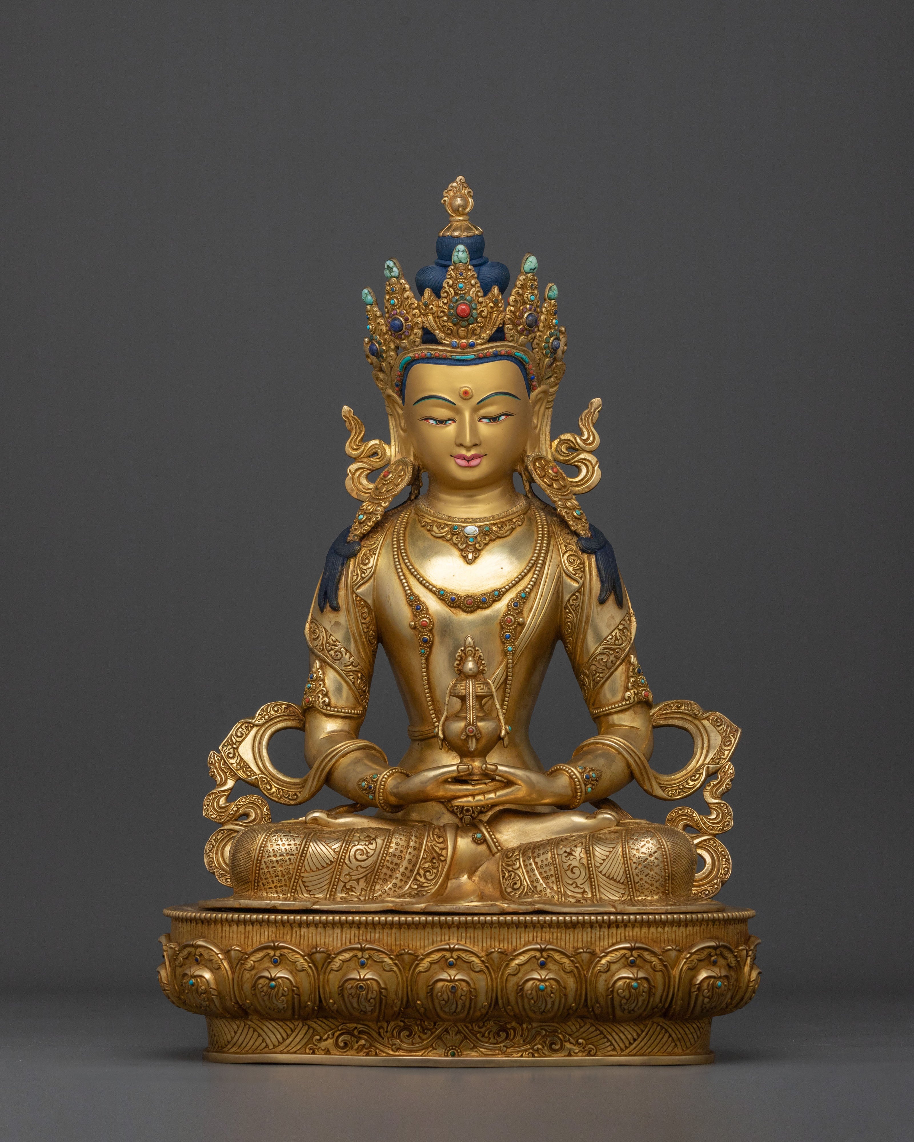 Handmade Amitayus Statue | Long Life Deity