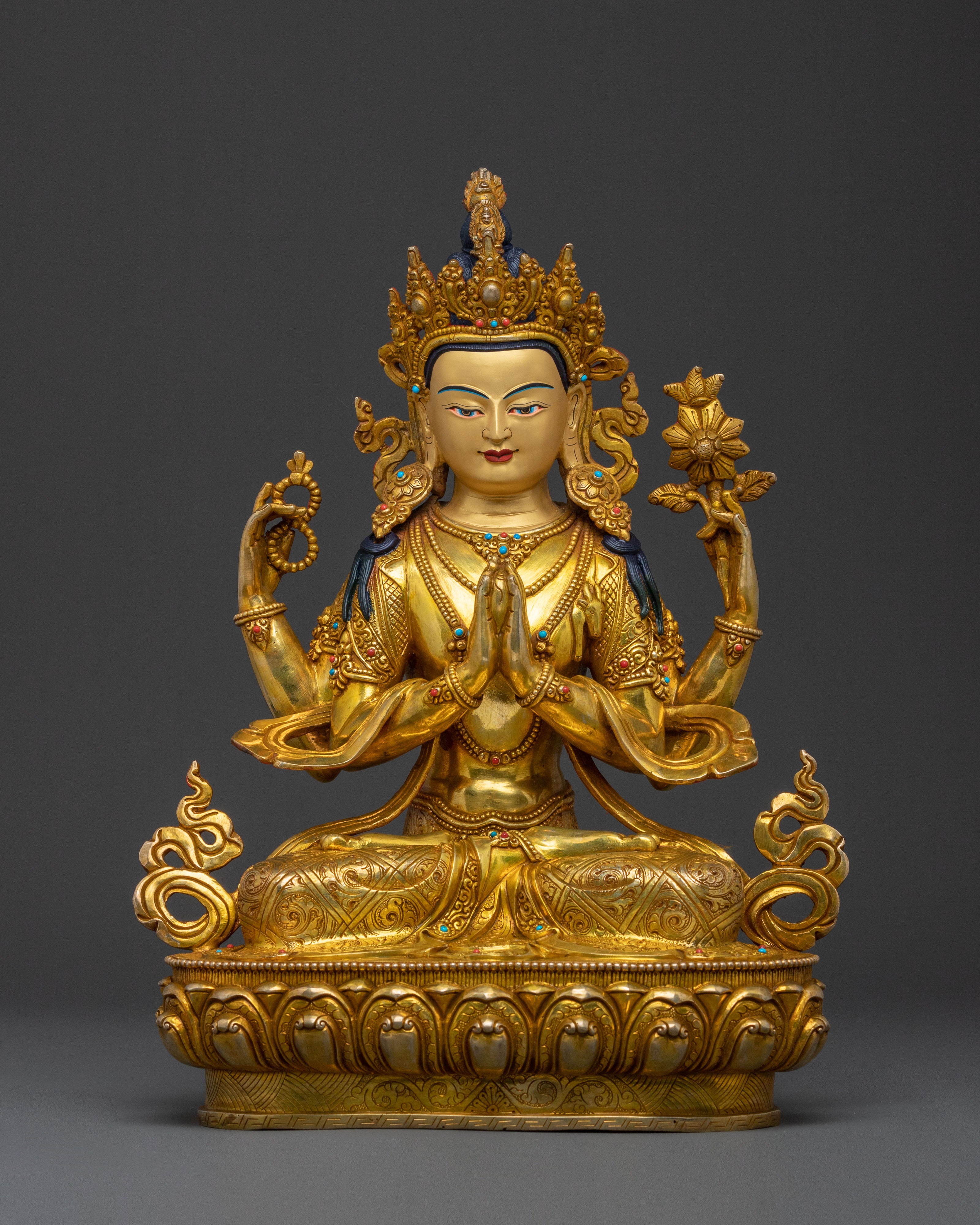 Compassionate Protector Chenrezig Statue | Bodhisattva of Compassion
