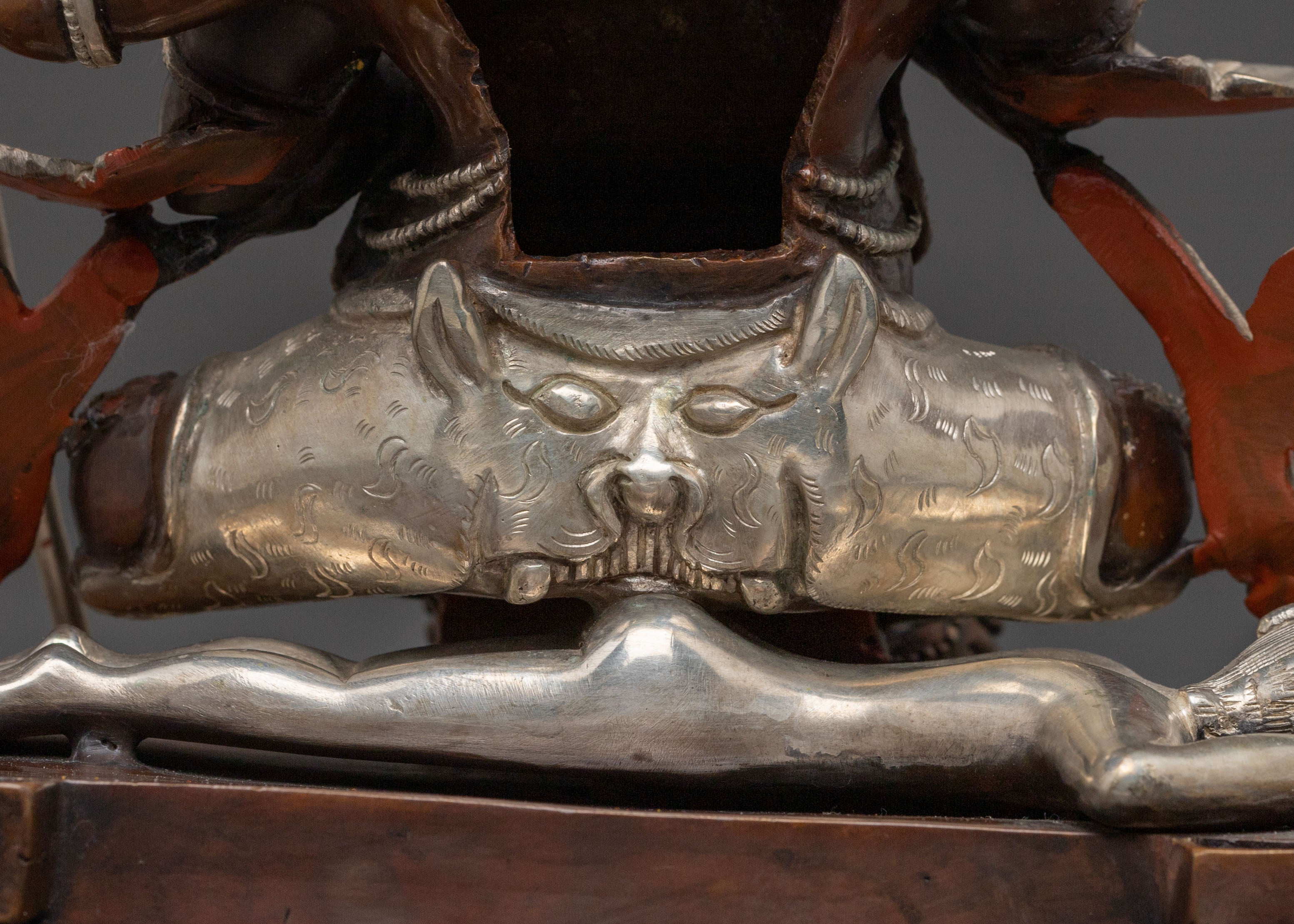4 Armed Mahakala Statue for Spiritual Spaces