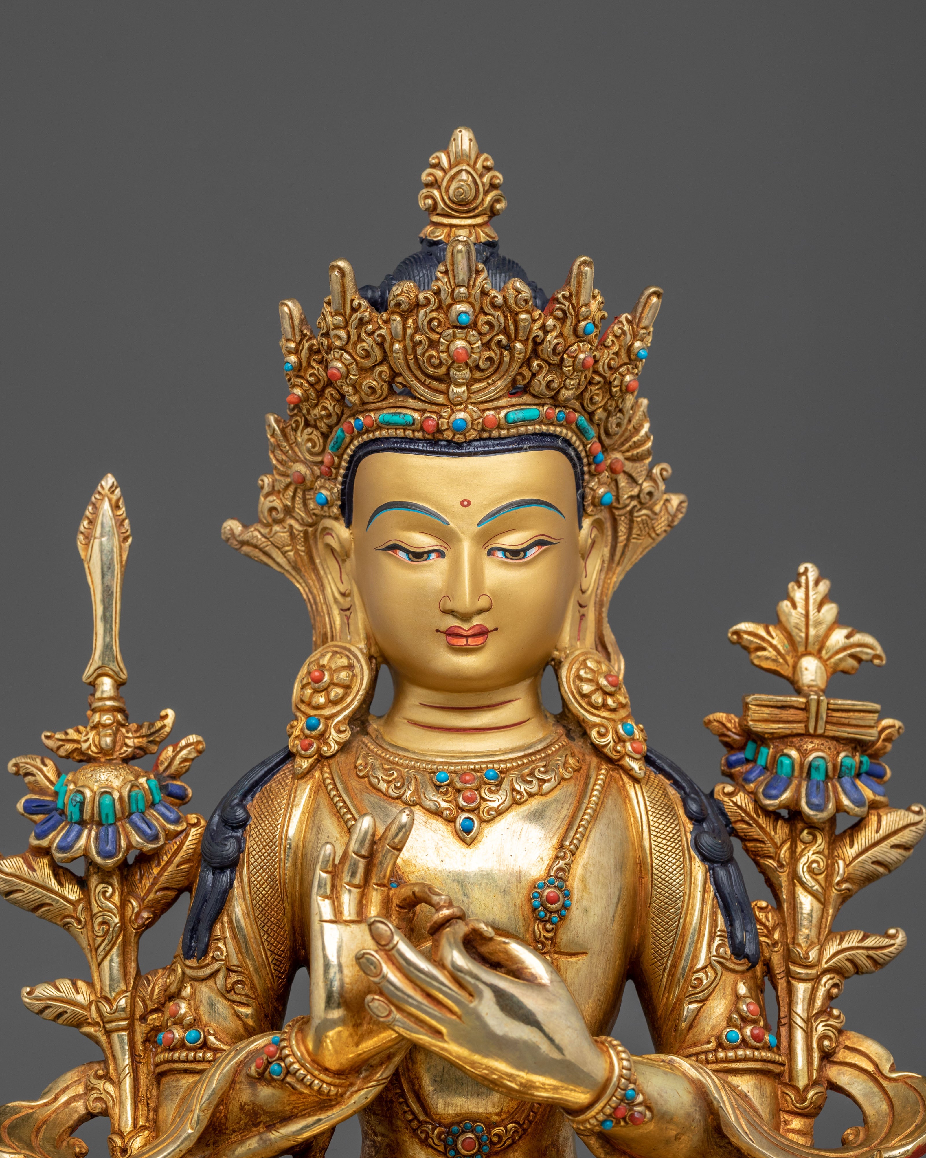 Tikshna Manjushri Wisdom Figurine | Home Decor
