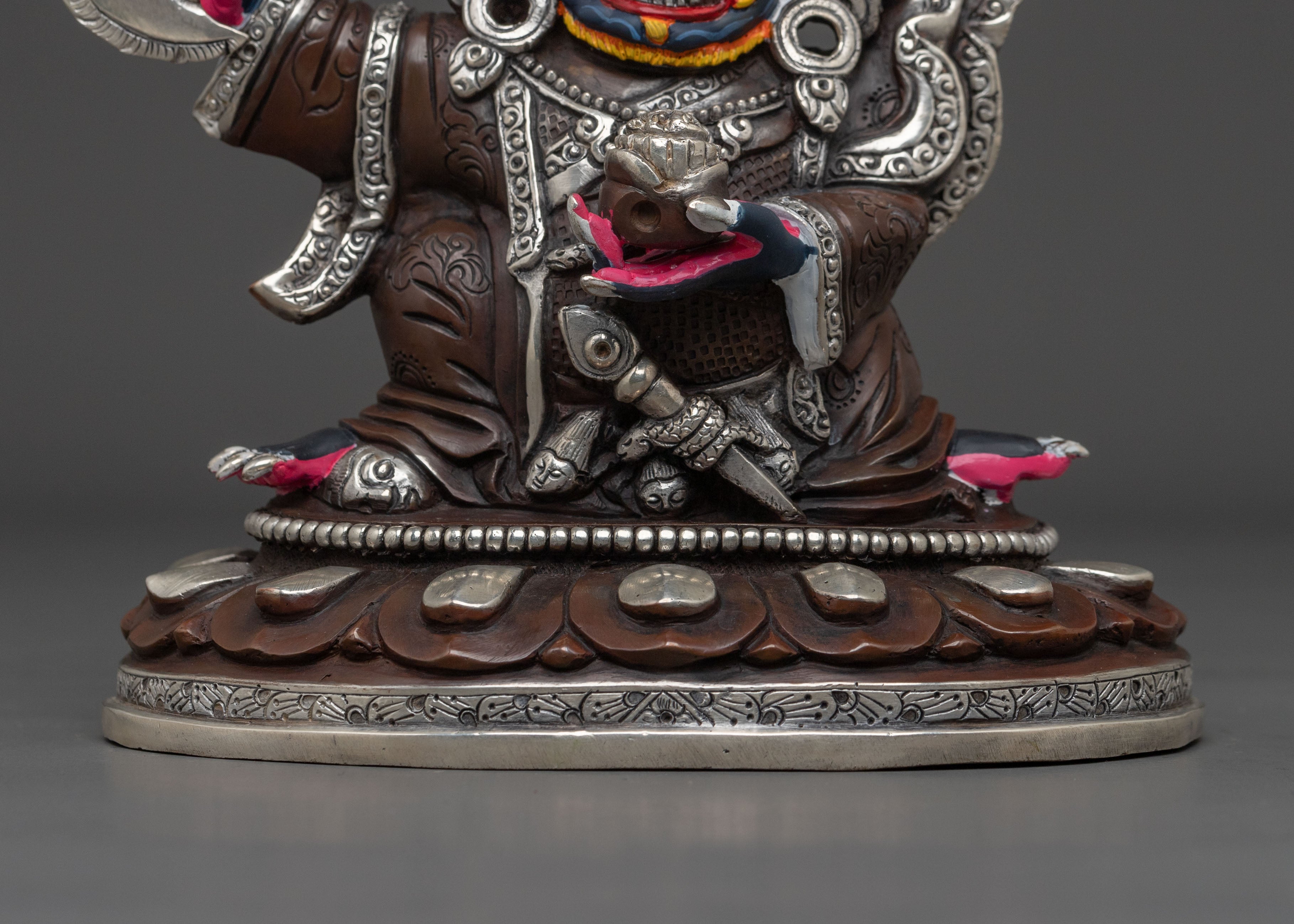 Nepalese Handmade Mahakala Bernakchen Statue