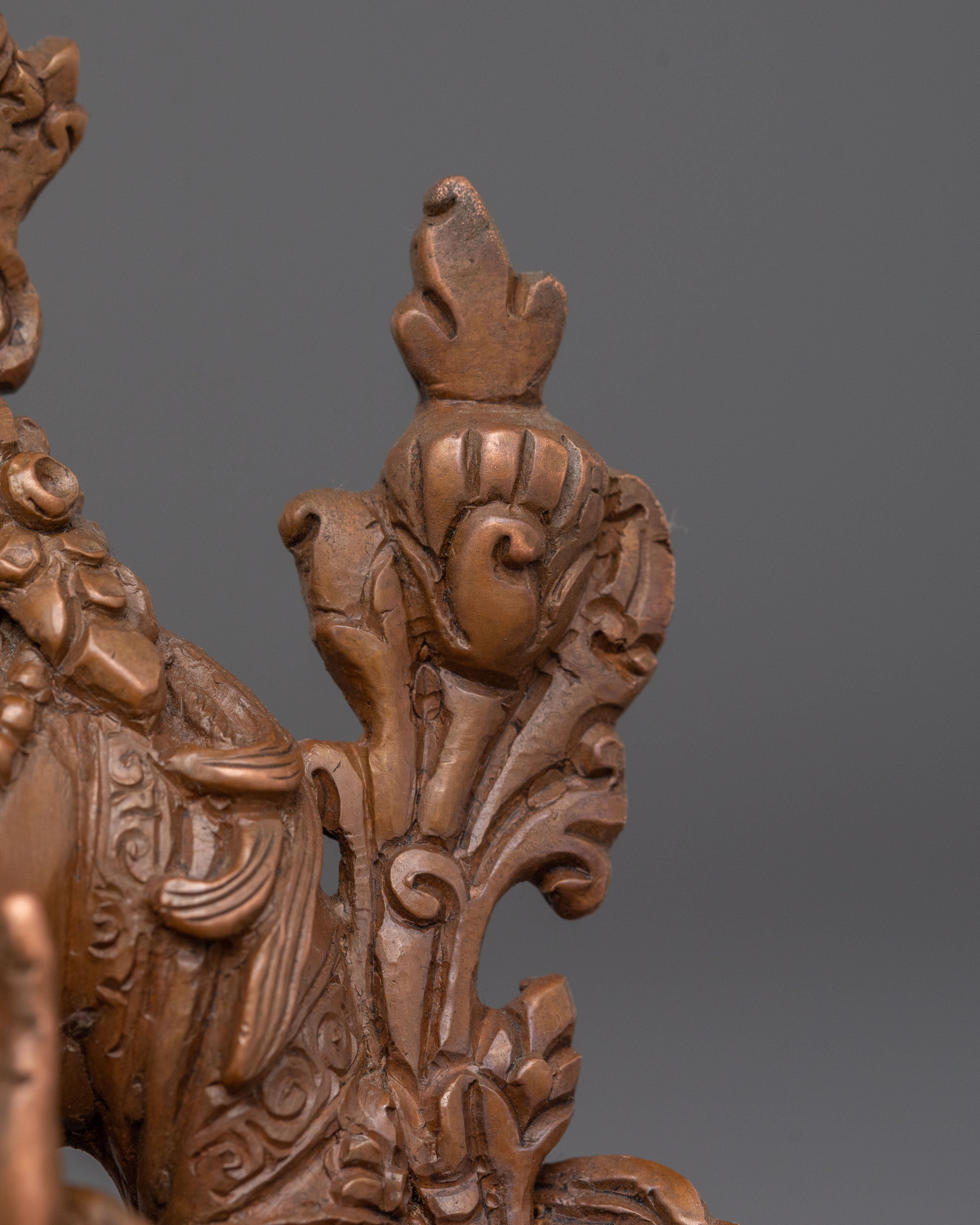 Green Tara Oxidized Copper Figurine | Serene Devotion