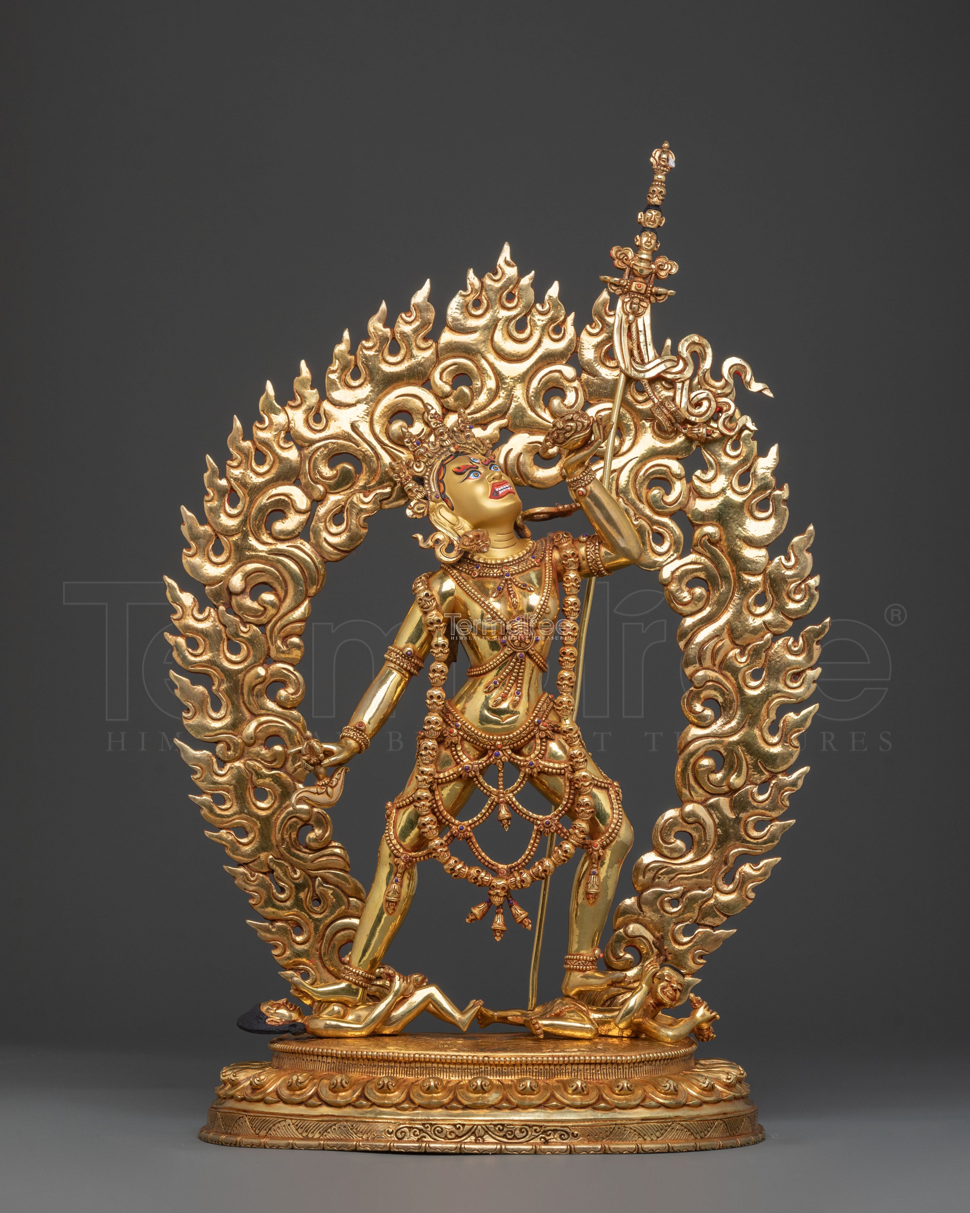 Vajrayogini Statue | 24K Gold Gilded Goddess