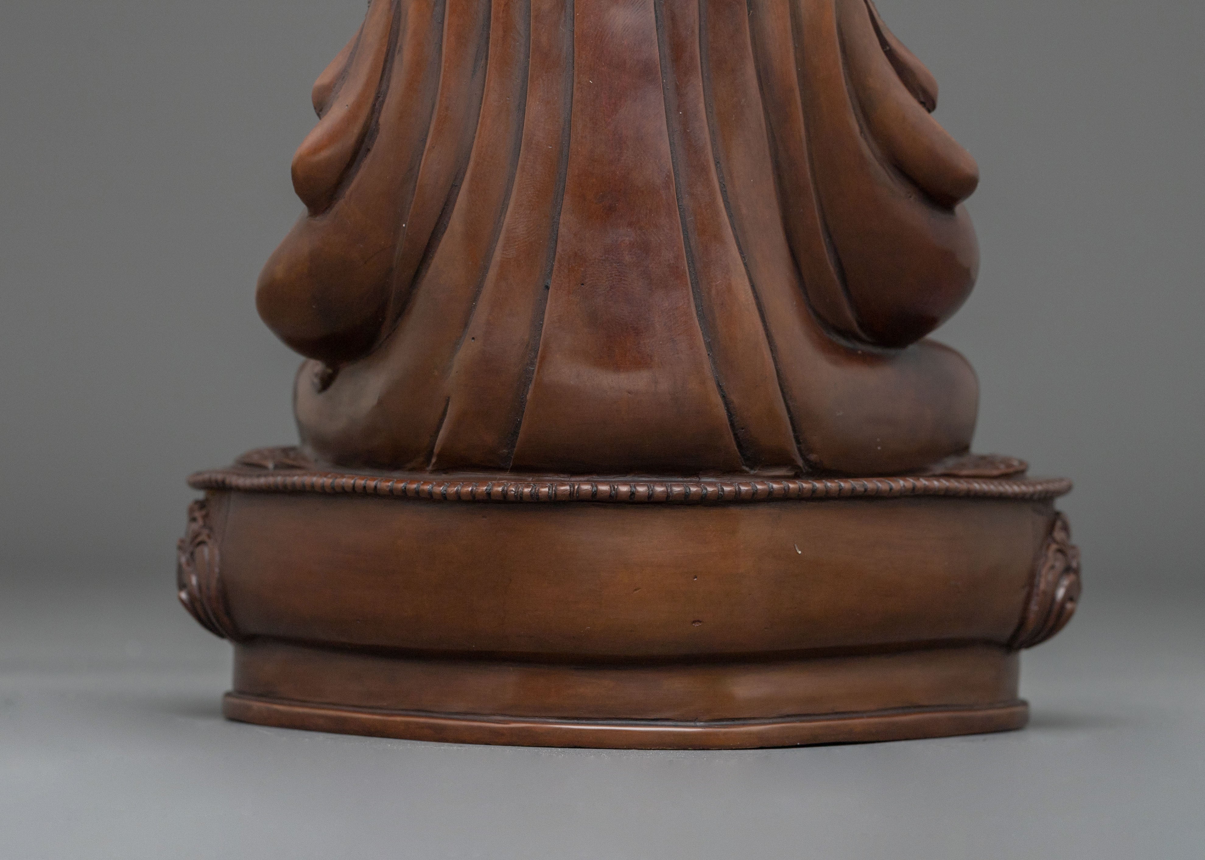 Guru Tsokye Dorje Sacred Buddhist Figurine: Lotus Born Master