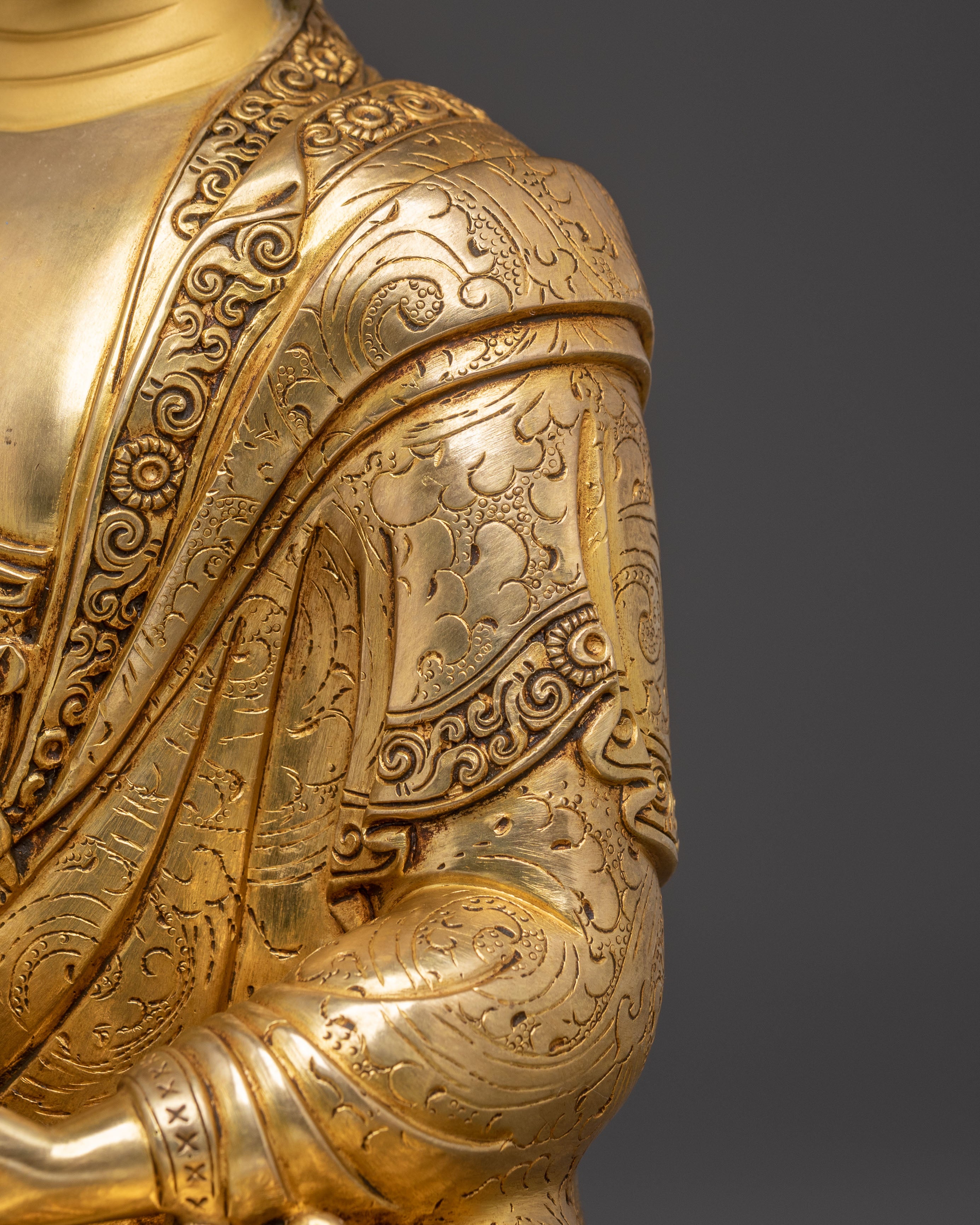 Handcrafted Nepalese Amitabha Buddha Statue | Traditional Himalayan Art