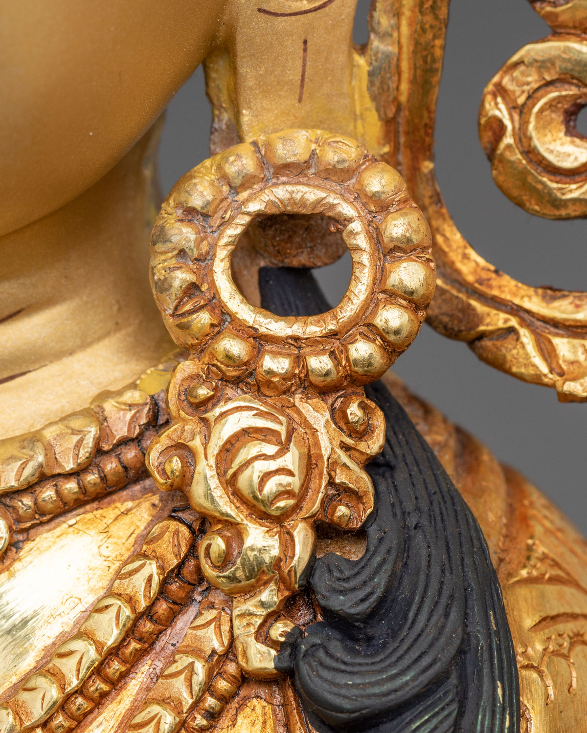 Four Armed Chenrezig Handmade Sculpture