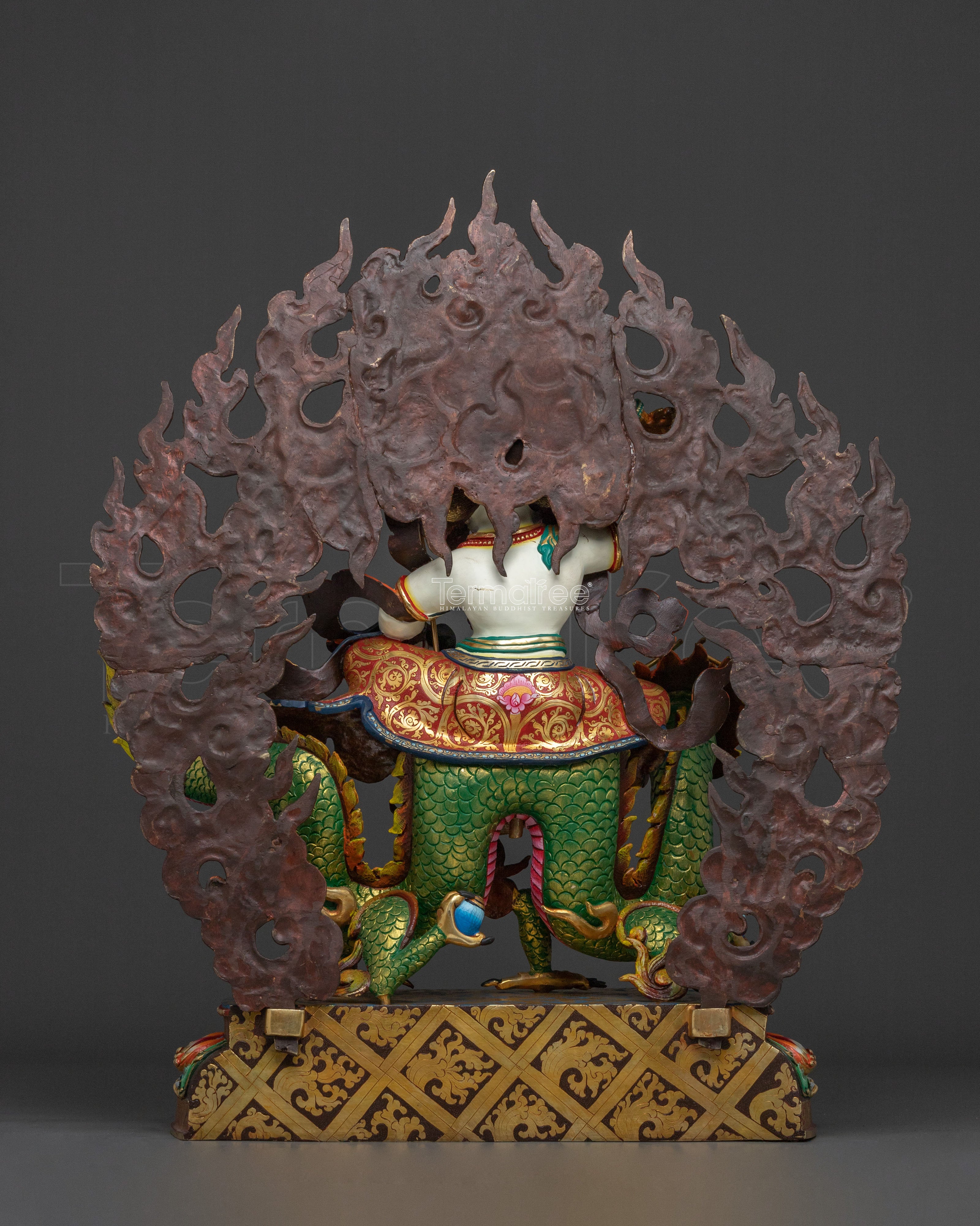White Dzambhala Sacred Figurine | Symbol of Prosperity