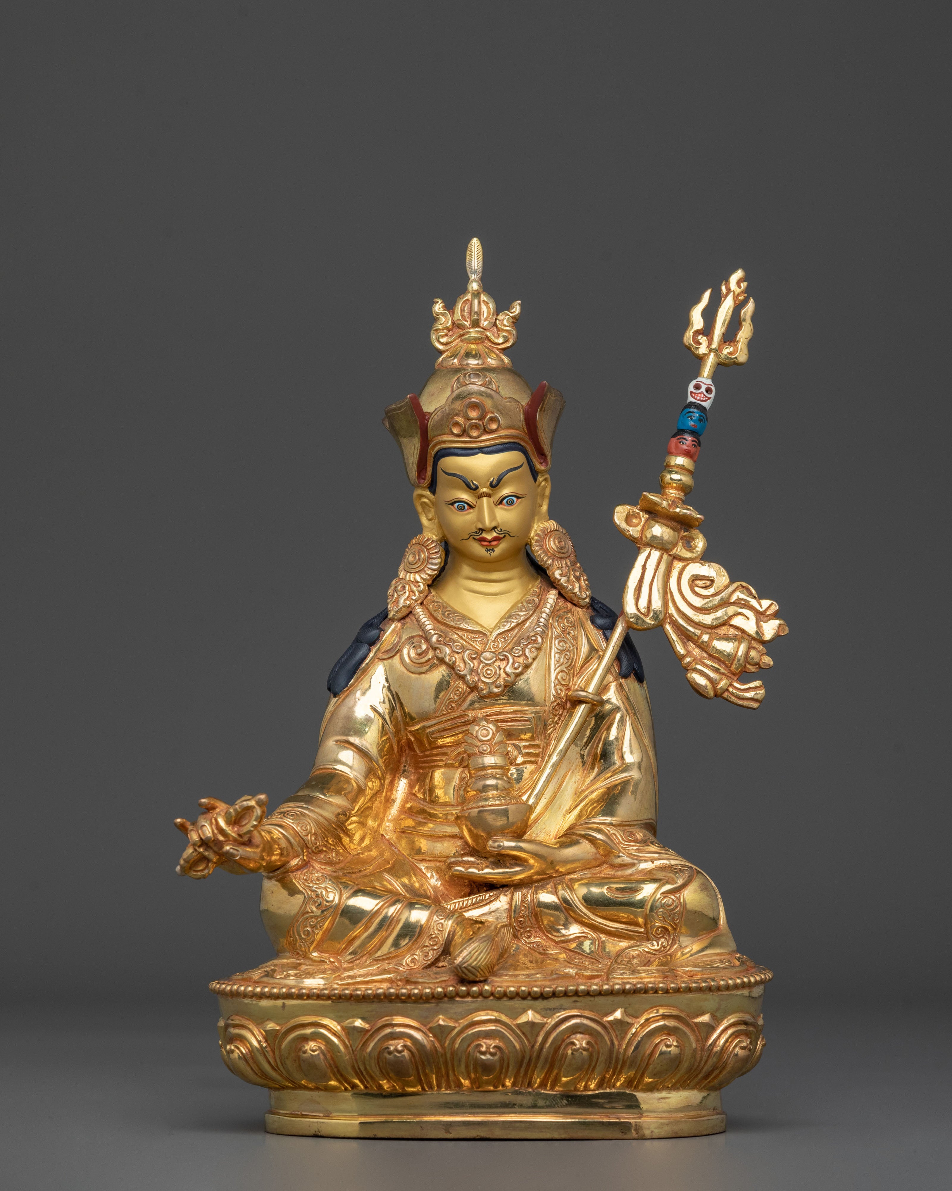 Tibetan Guru Padmasambhava Sculpture