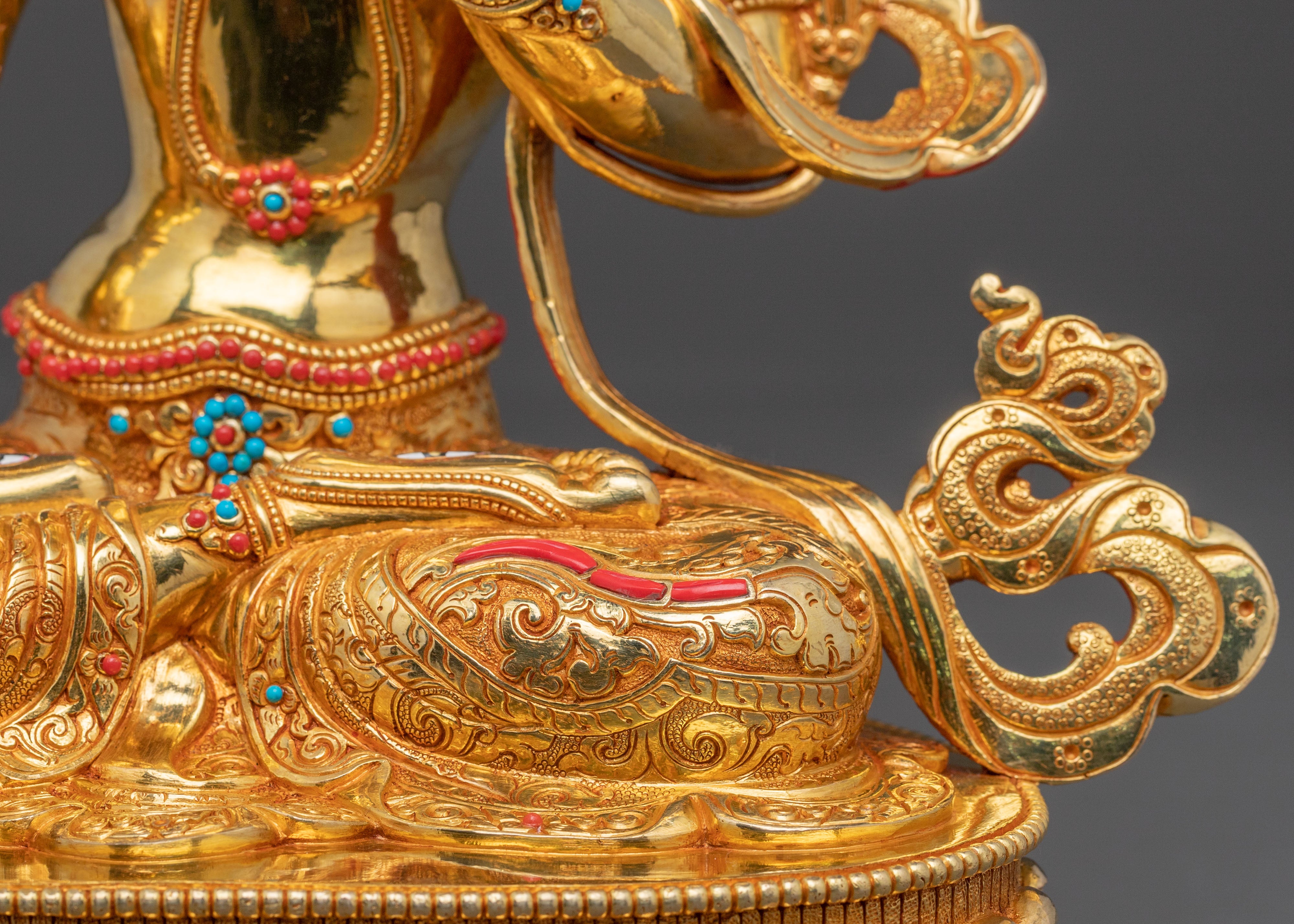 Exquisite Handcrafted White Tara Statue: The Peaceful Goddess