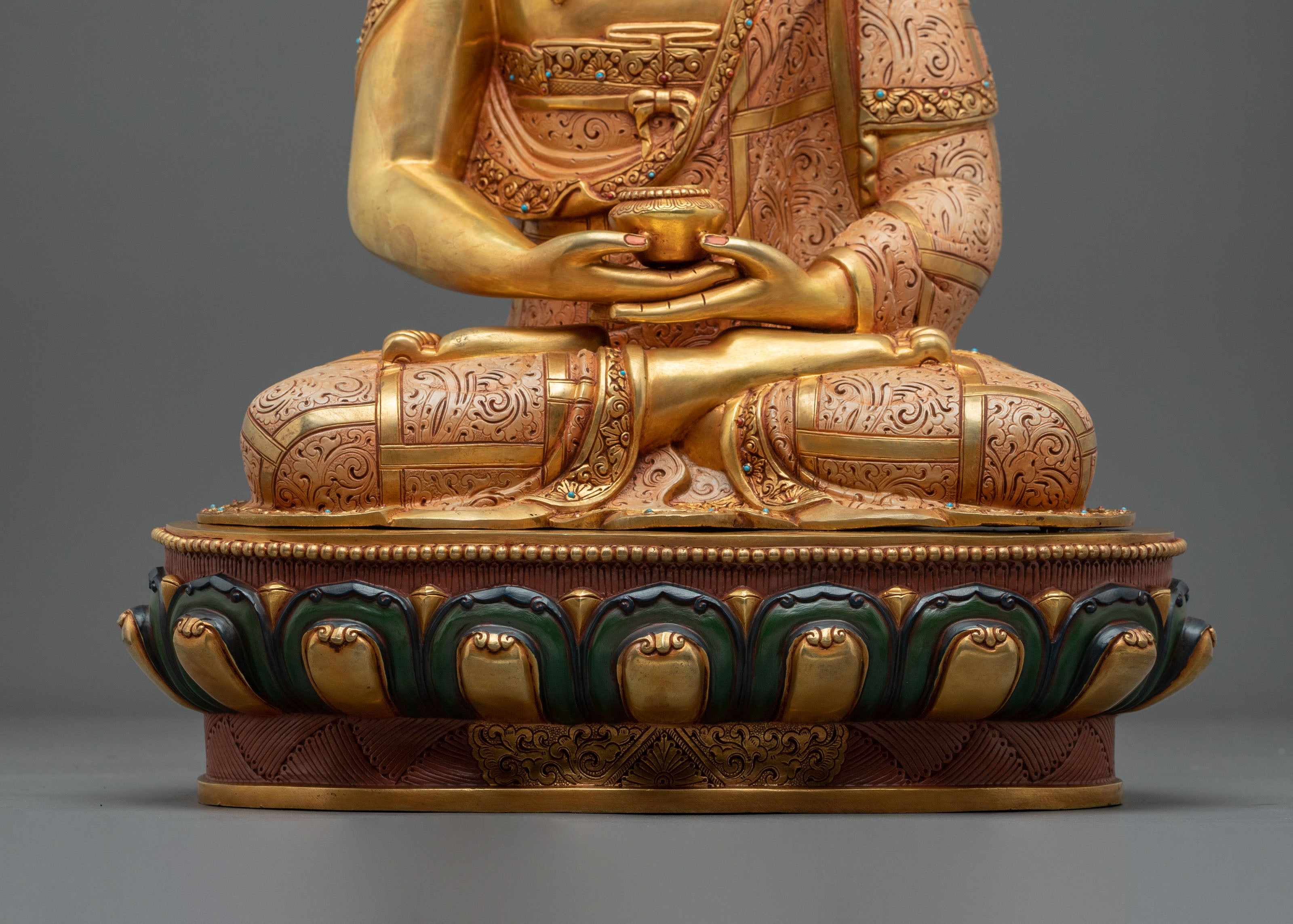 Amitabha Buddha Copper Statue | Tibetan Buddhist Figurine