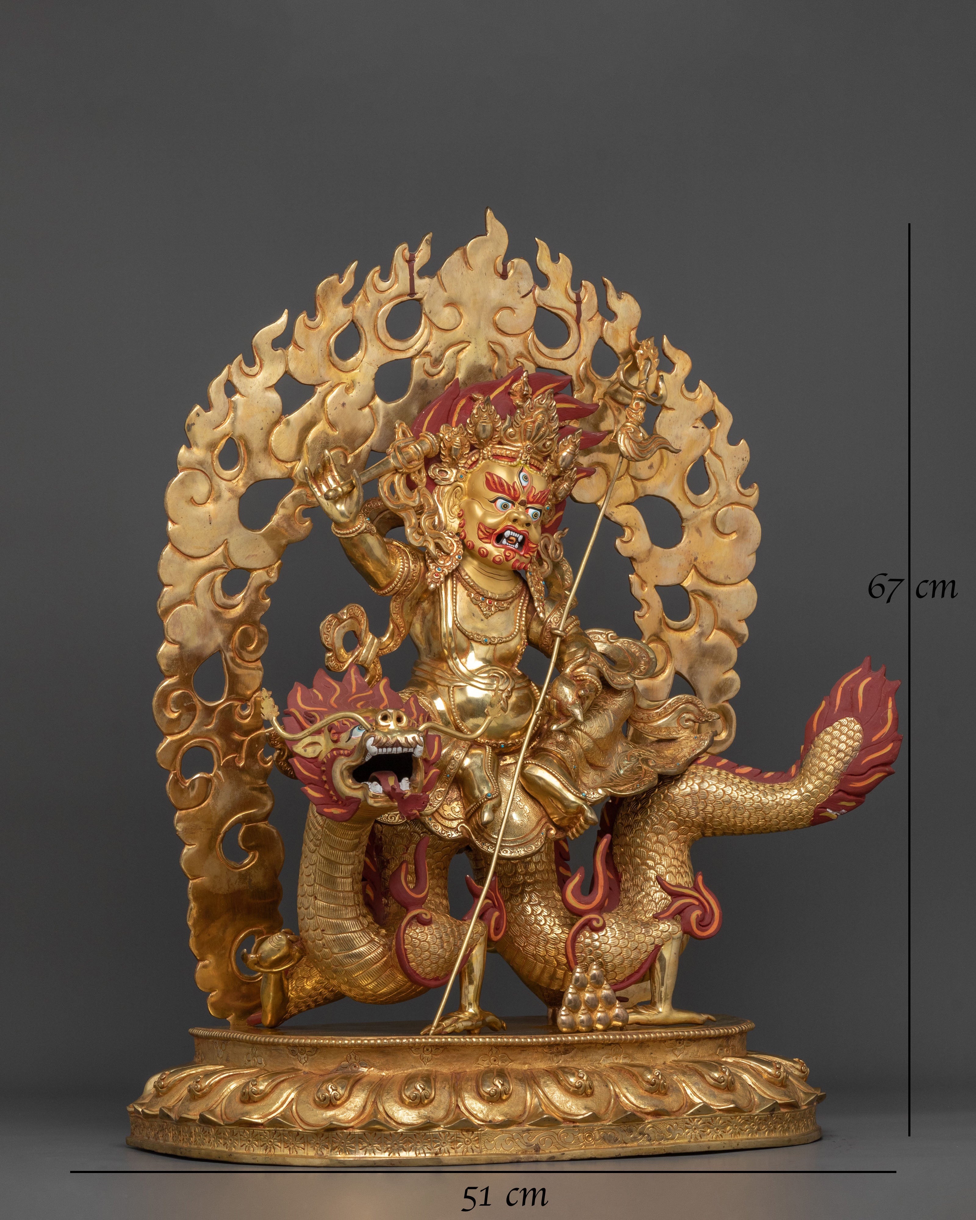 White Dzambhala Statue | Sacred Wealth God