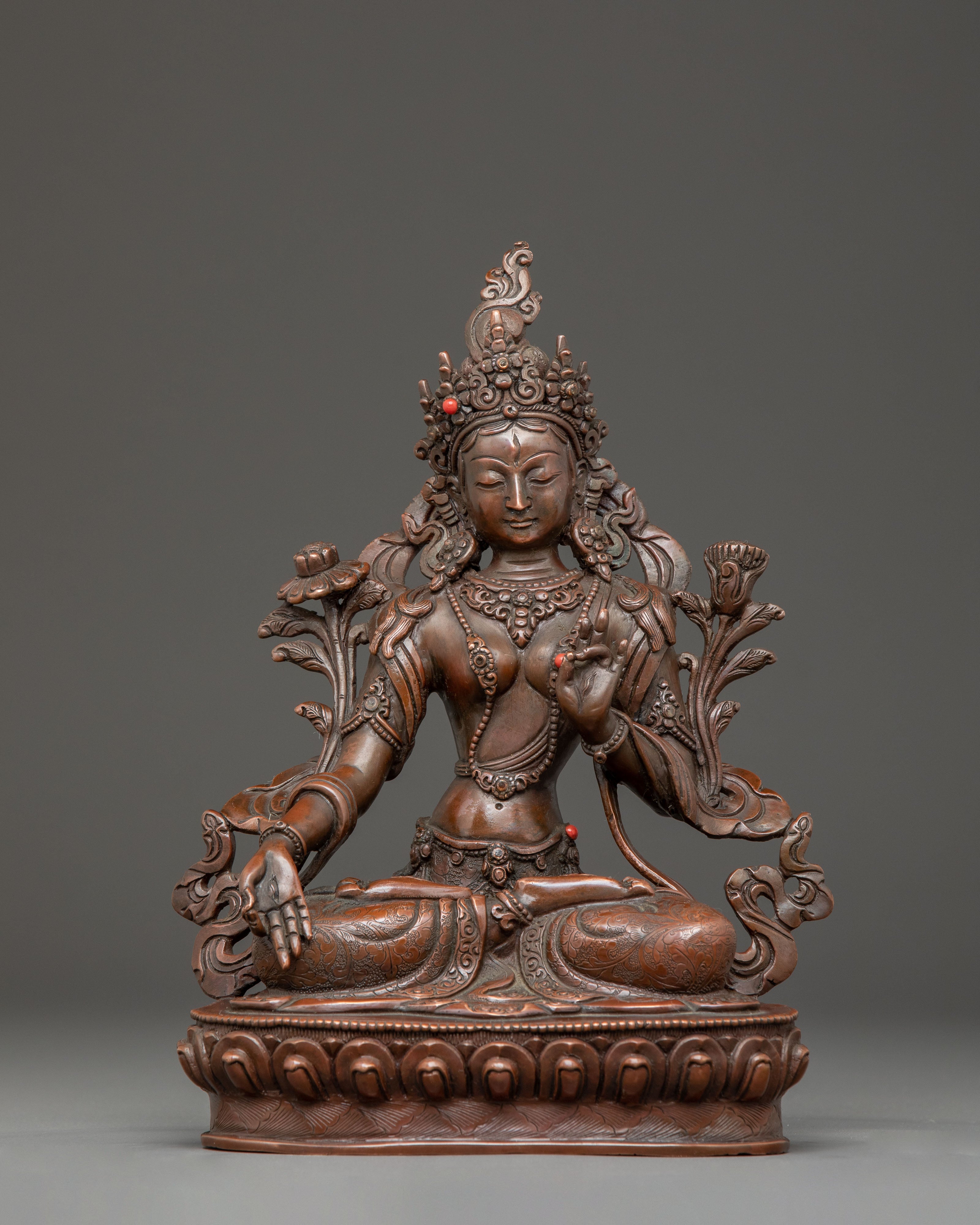 Handmade Bodhisattva Set for Altar Decor | Tibetan Buddhist Deity Collection