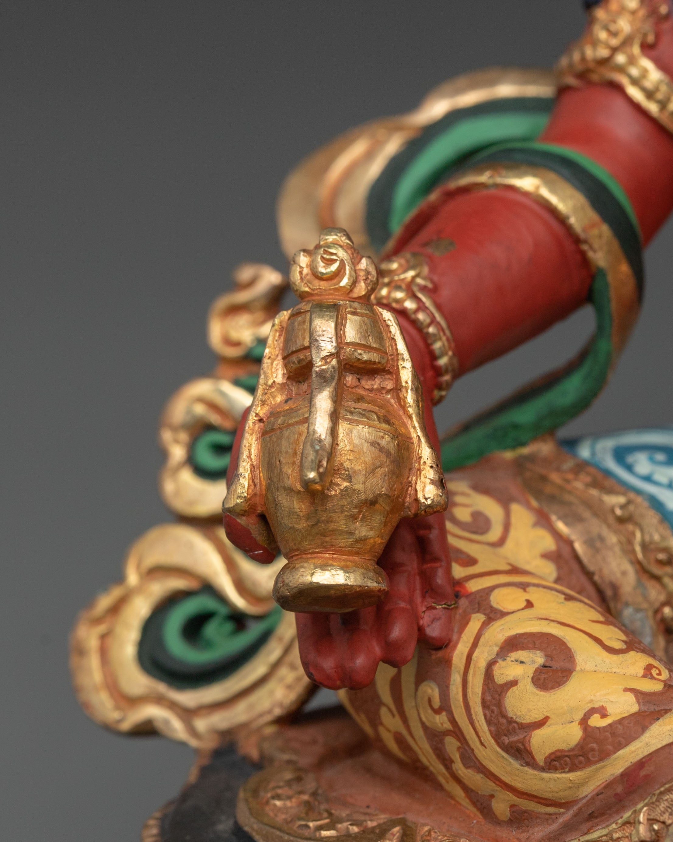 Tibetan Buddhist Red Tara Statue | Handcrafted Devotion