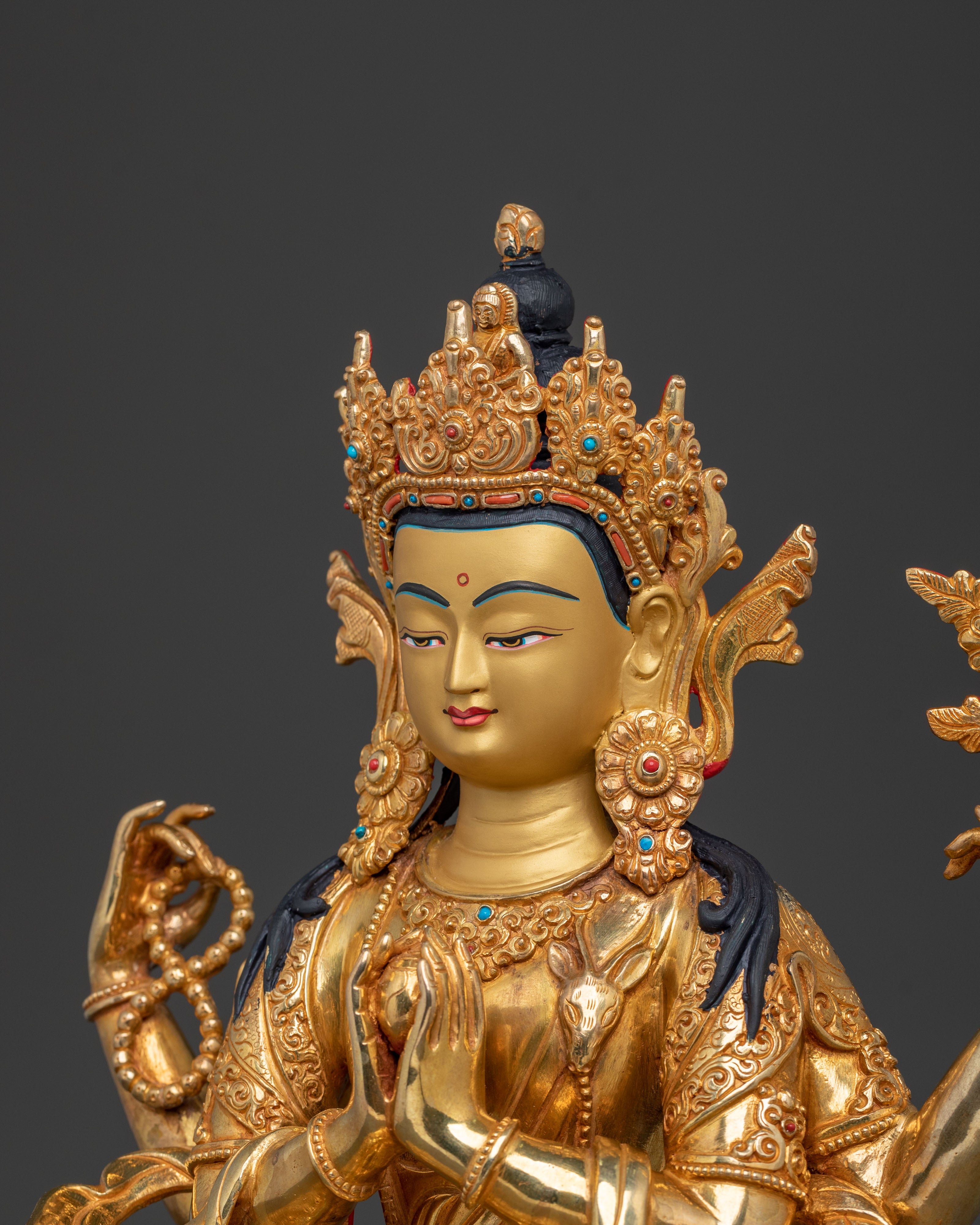 Chenrezig Meditation Altar Statue | Symbol of Infinite Compassion