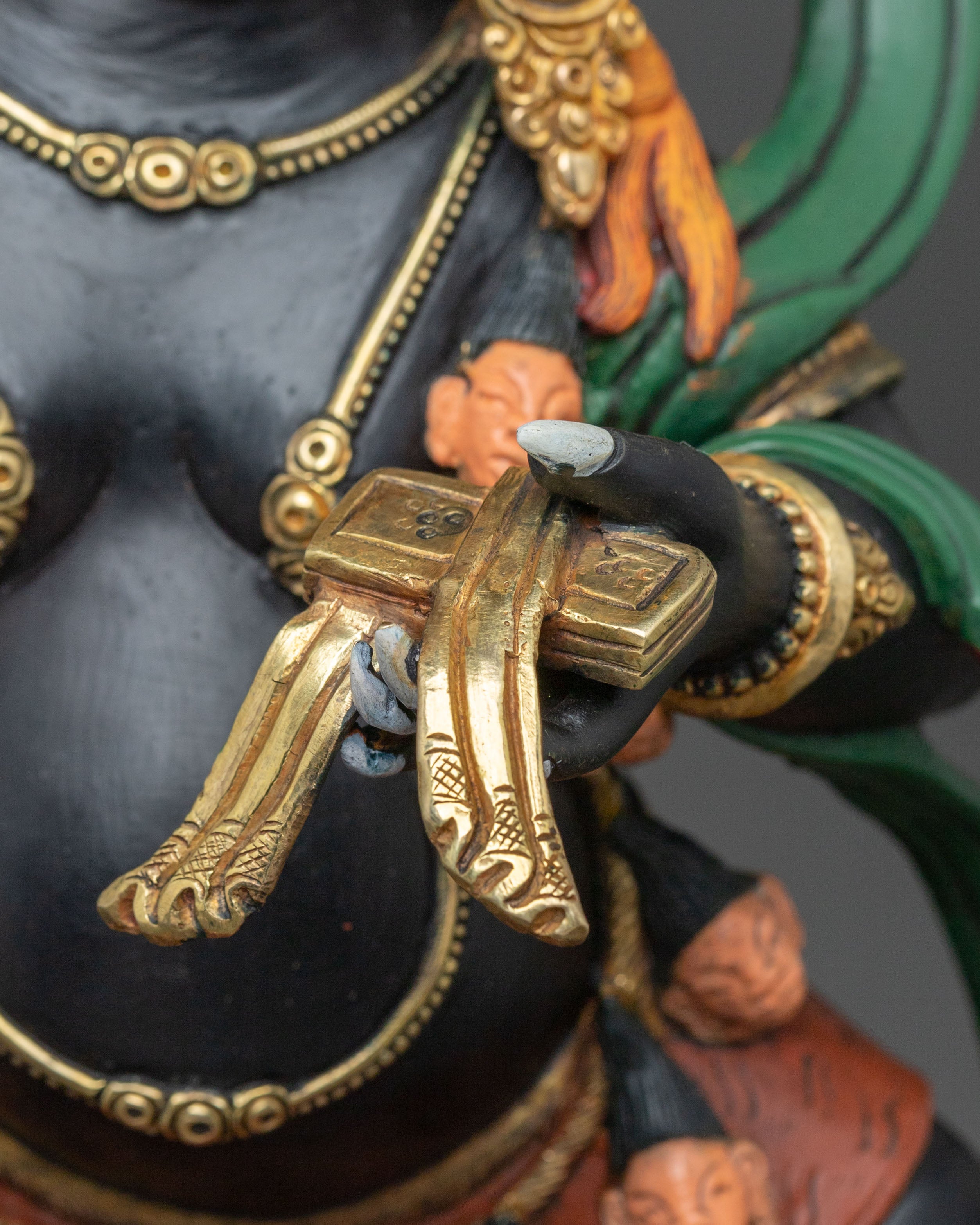 Black Manjushri Spiritual Statue | Protector of Wisdom