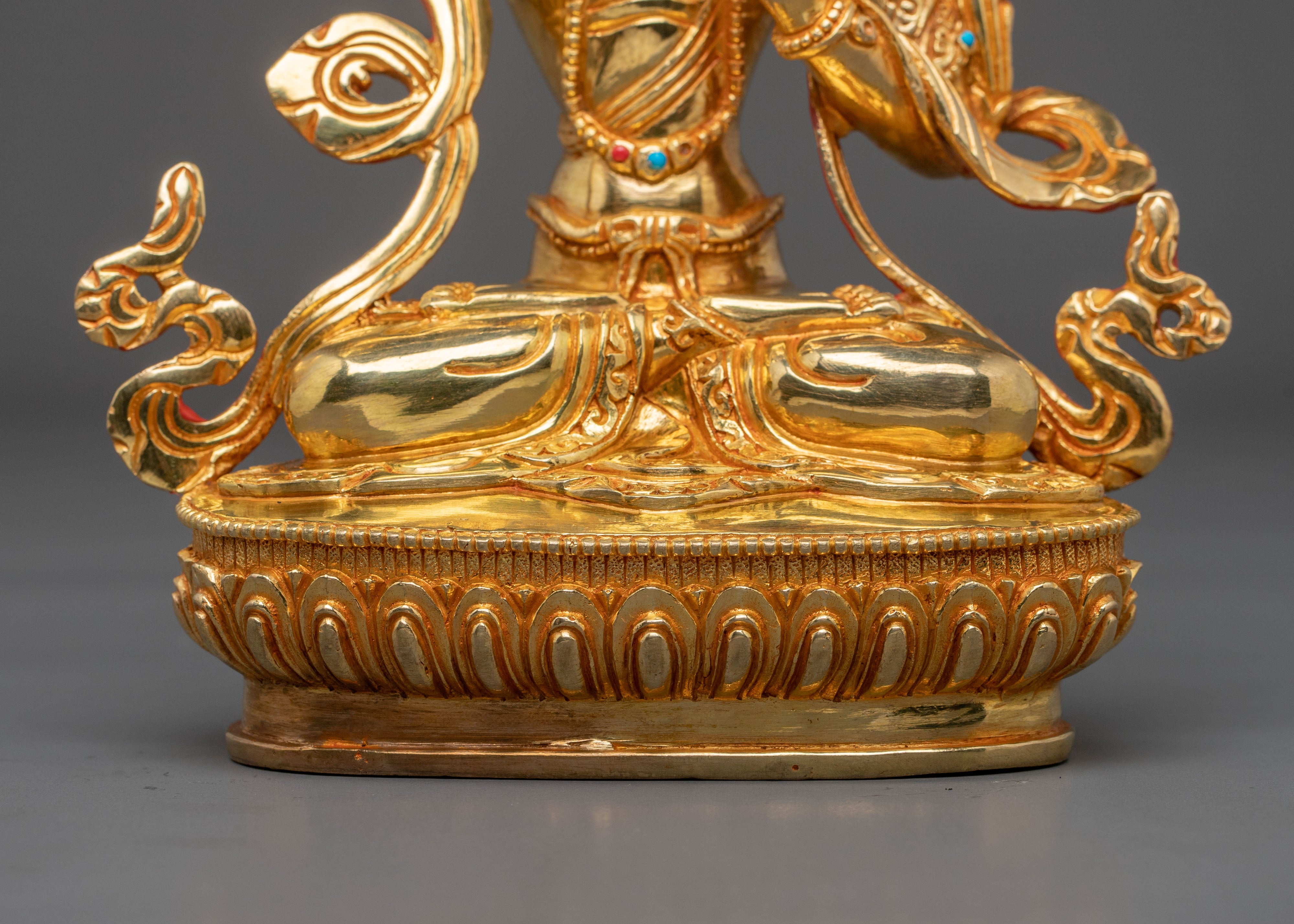 Manjushri Buddhist Statue for Decor: Bodhisattva of Wisdom