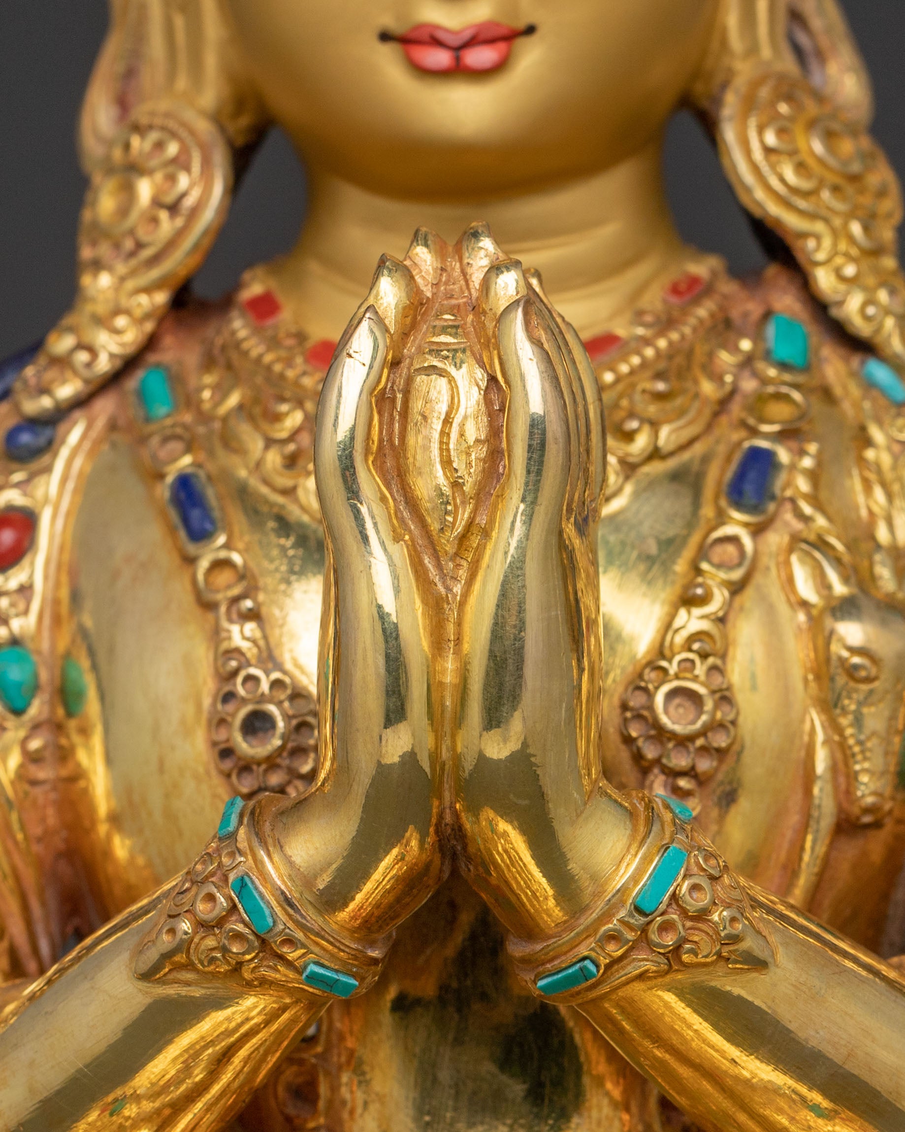 Chenrezig Peaceful Protector Statue: Symbol of Compassion and Protection