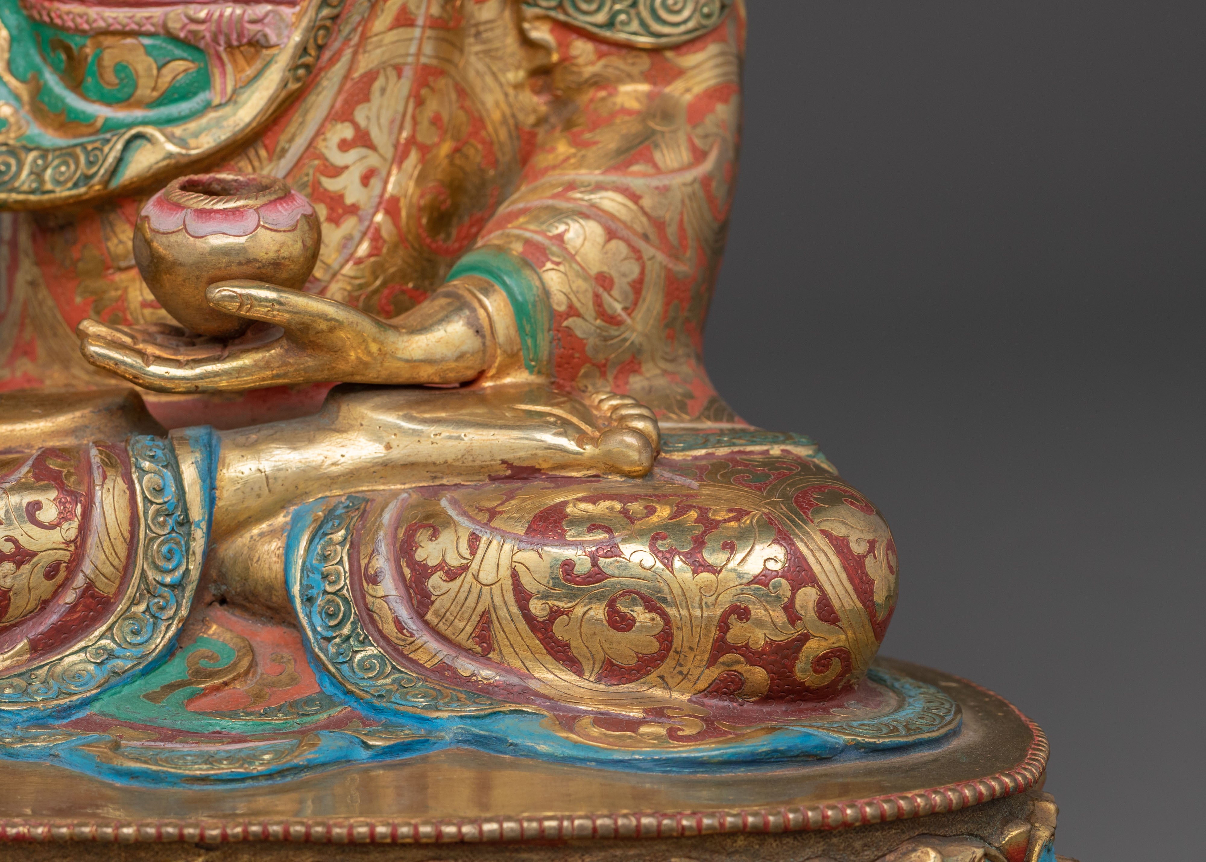 Handcrafted Sacred Shakyamuni Buddha Statue
