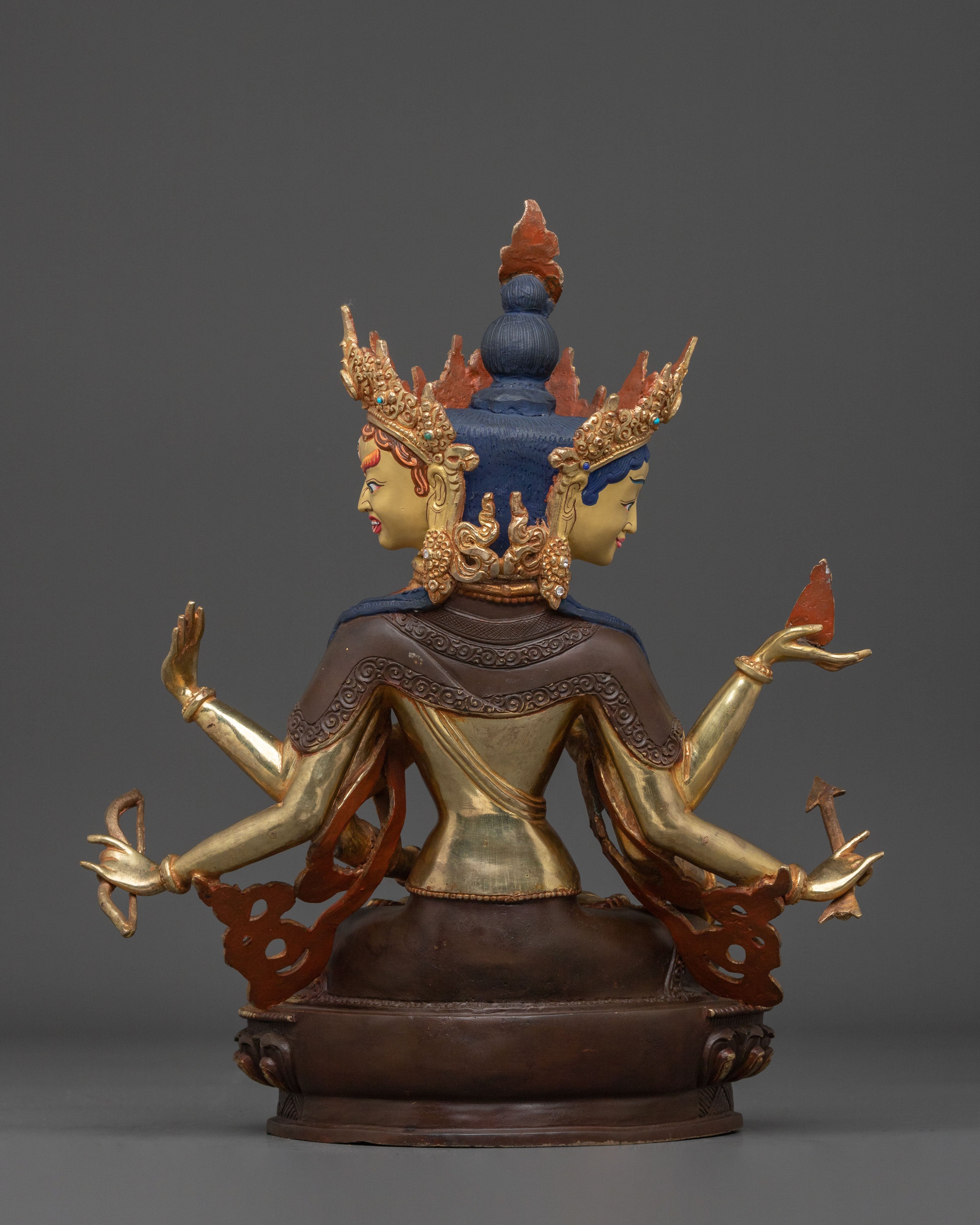 Dakini Namgyalma Statue | 24K Gold Gilded Figurine