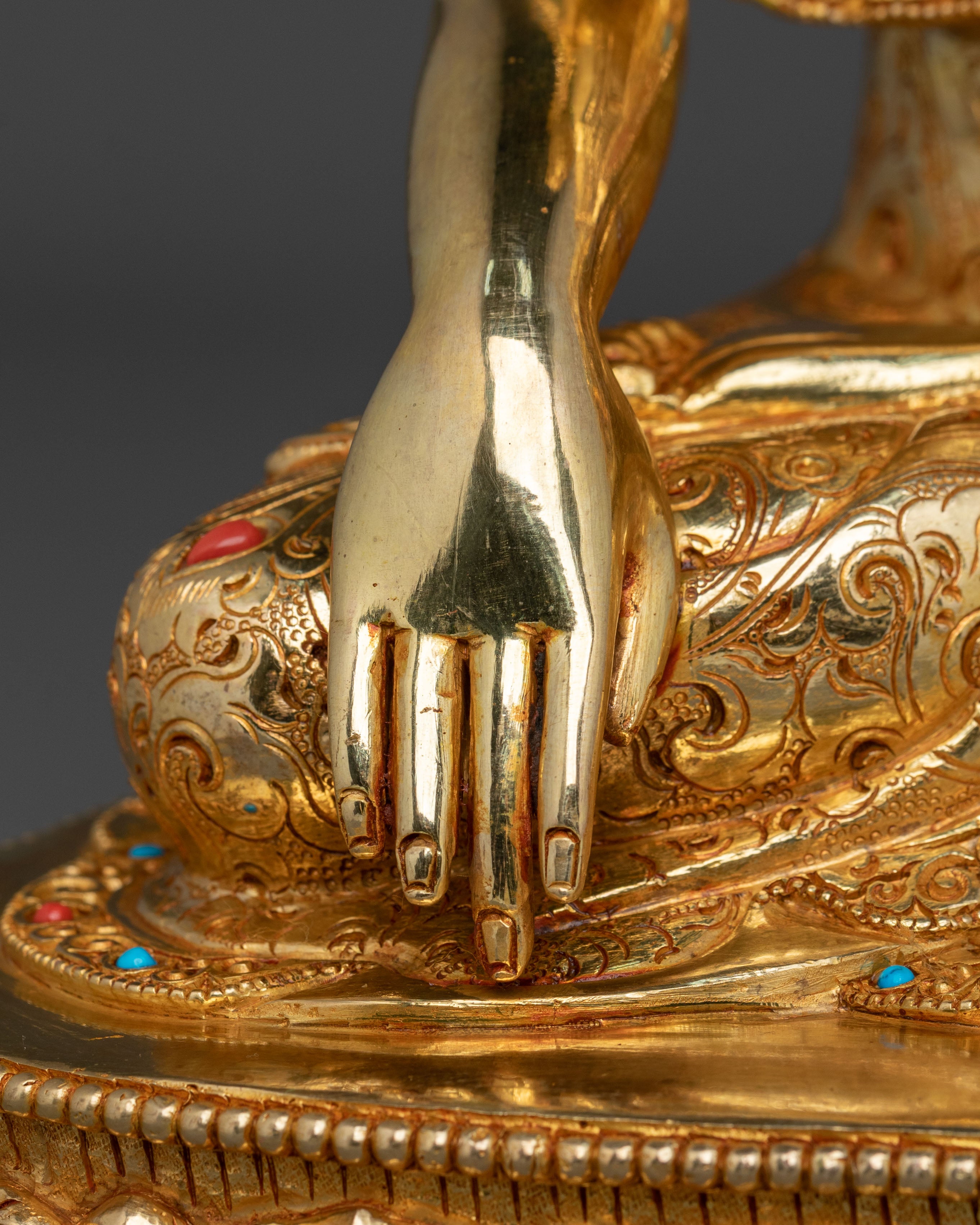 Shakyamuni Buddha Sculpture | Sacred Buddhist Figurine