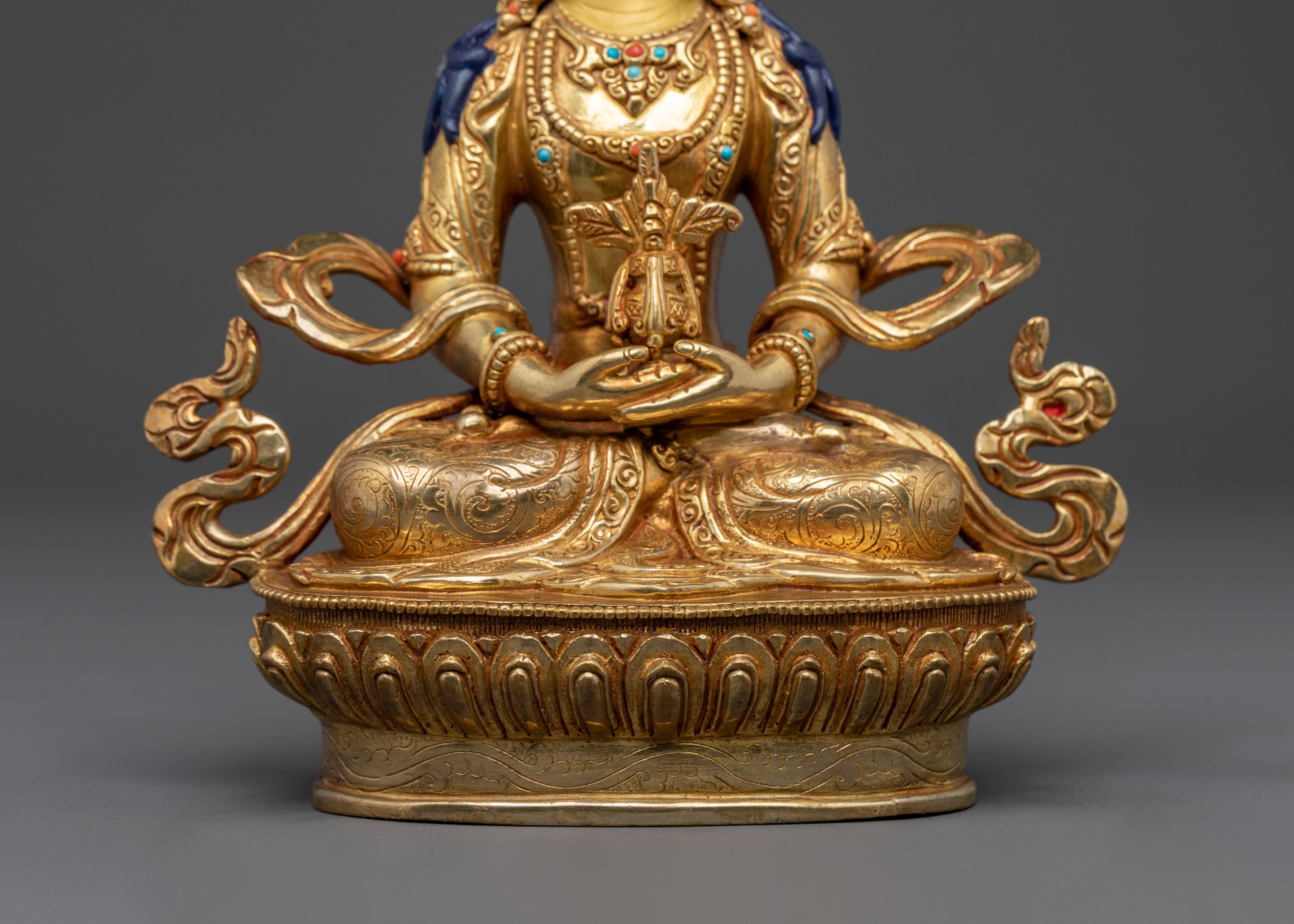 Amitayus Golden Statue: Longevity Buddha