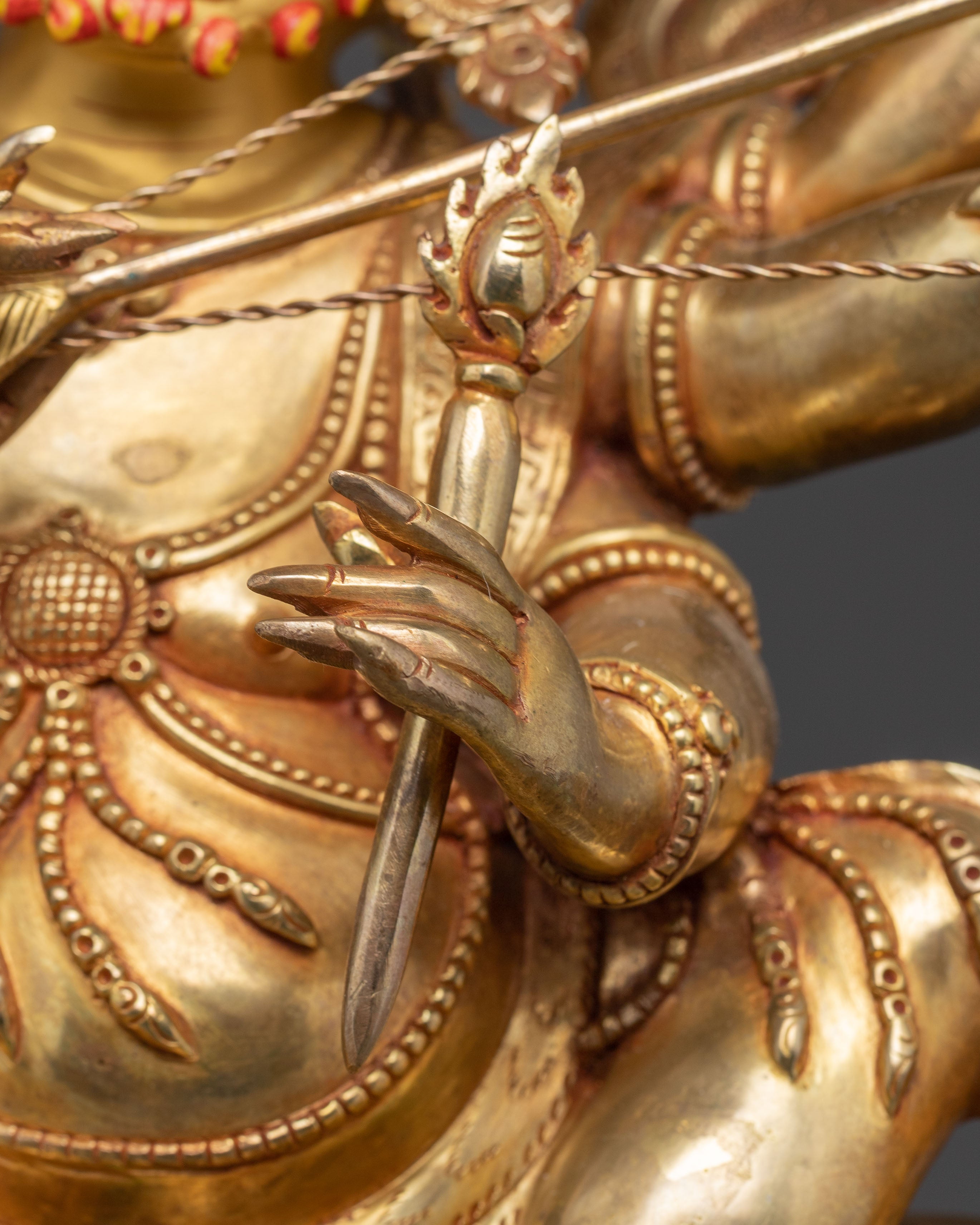 Pehar Gyalpo Statue: Protector of the Dharma | Wrathful Tibetan Deity