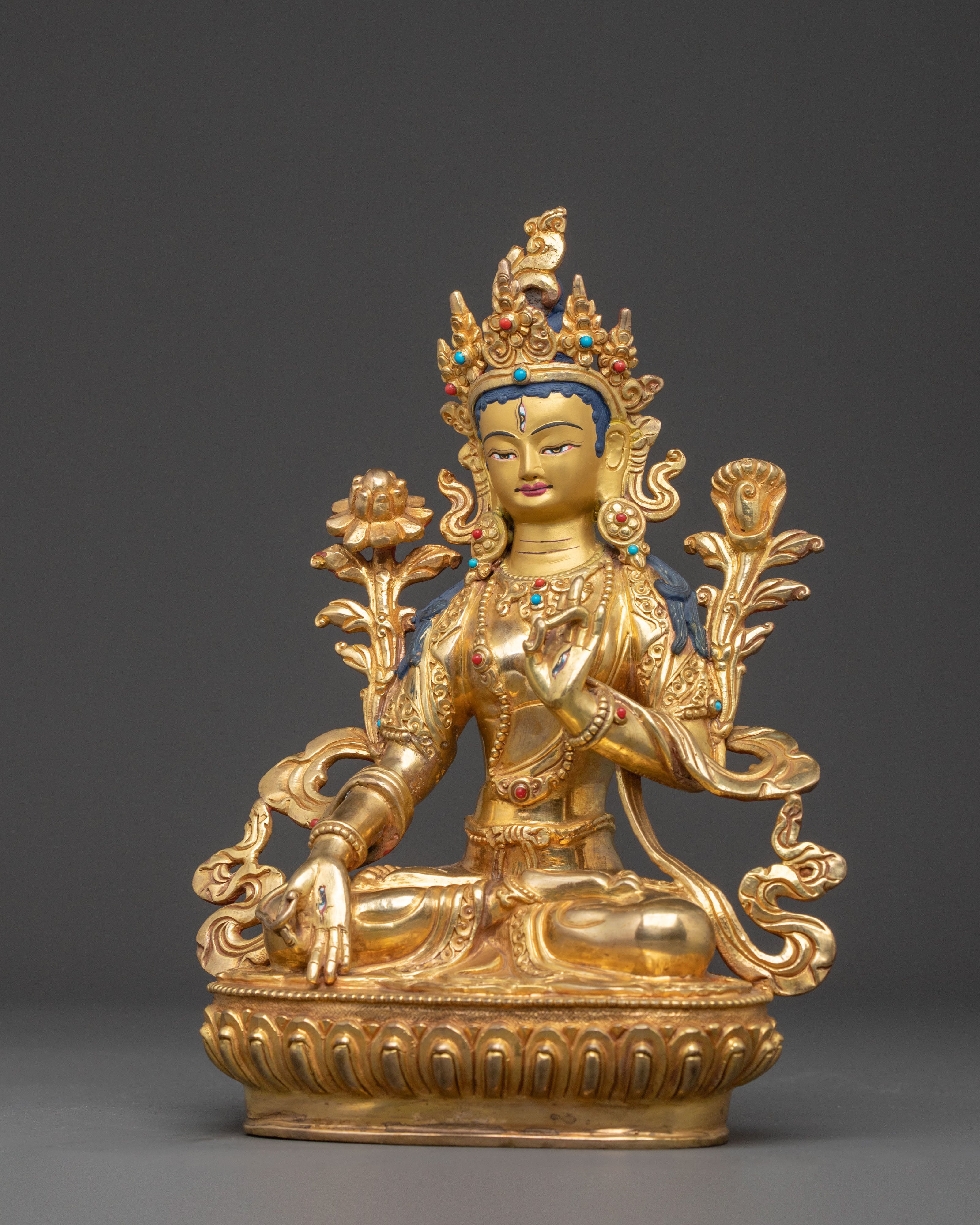 Sacred White Tara Statue | Goddess of Longevity