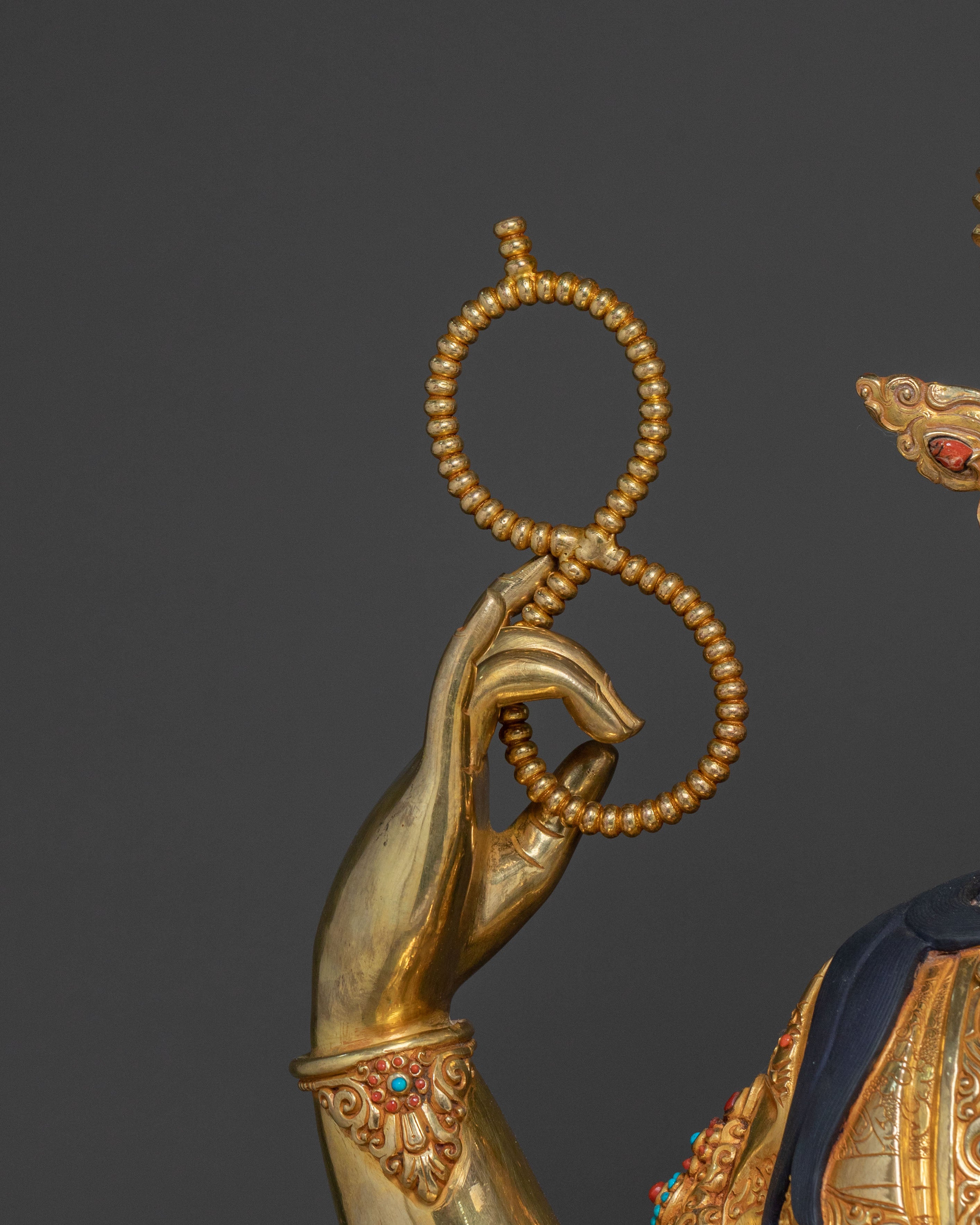 Chenrezig Divine Statue | 24K Gold Gilded Copper Statue