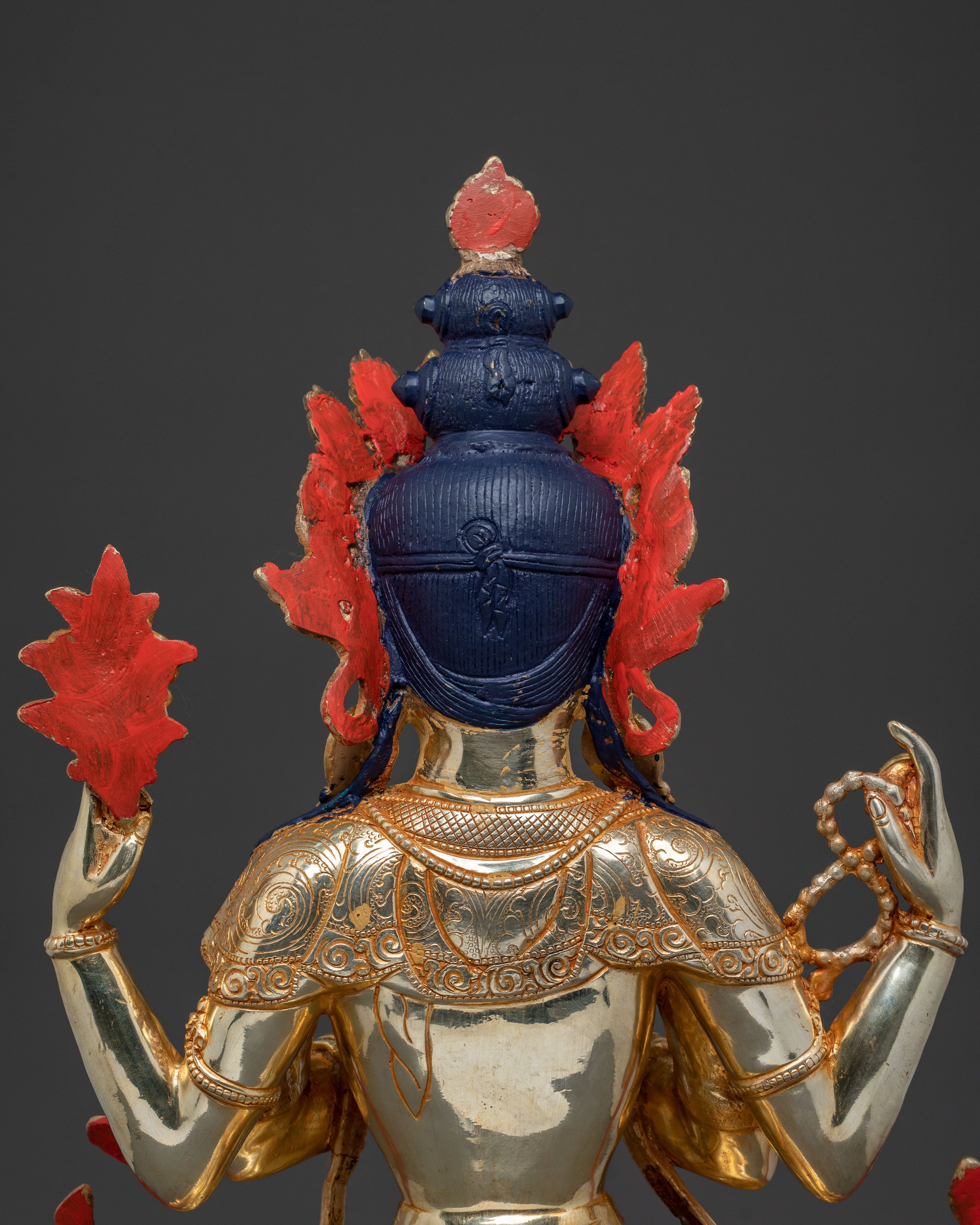 Four-Armed Chenrezig Statue | Serene Compassion
