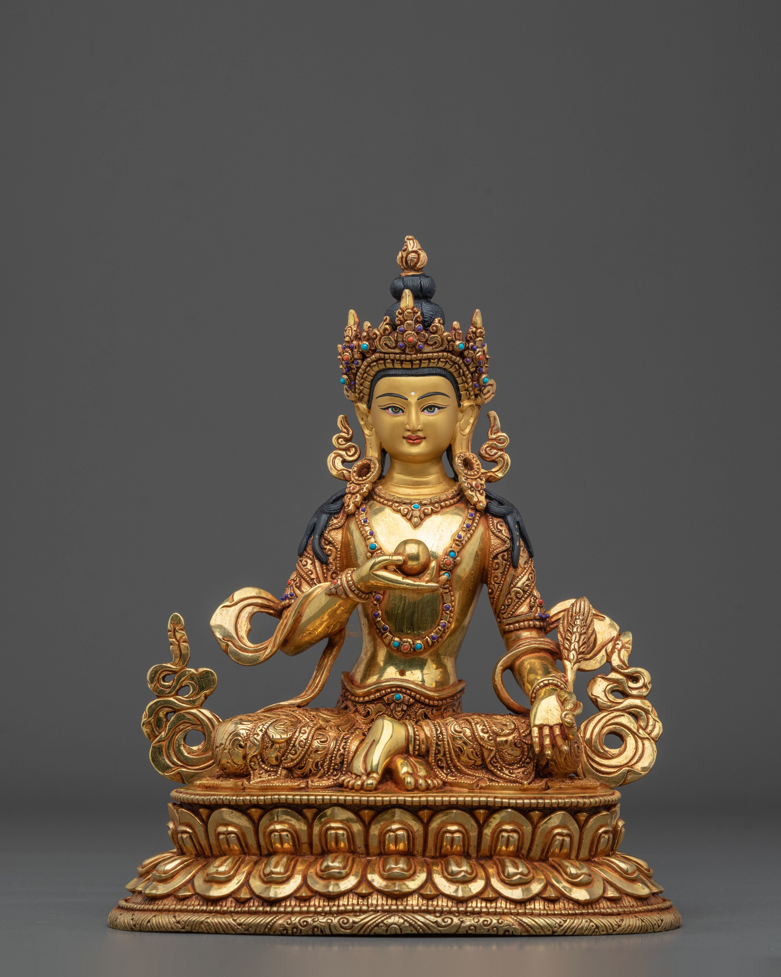 Kshitigarbha Spiritual Copper Statue | Symbol of Compassion