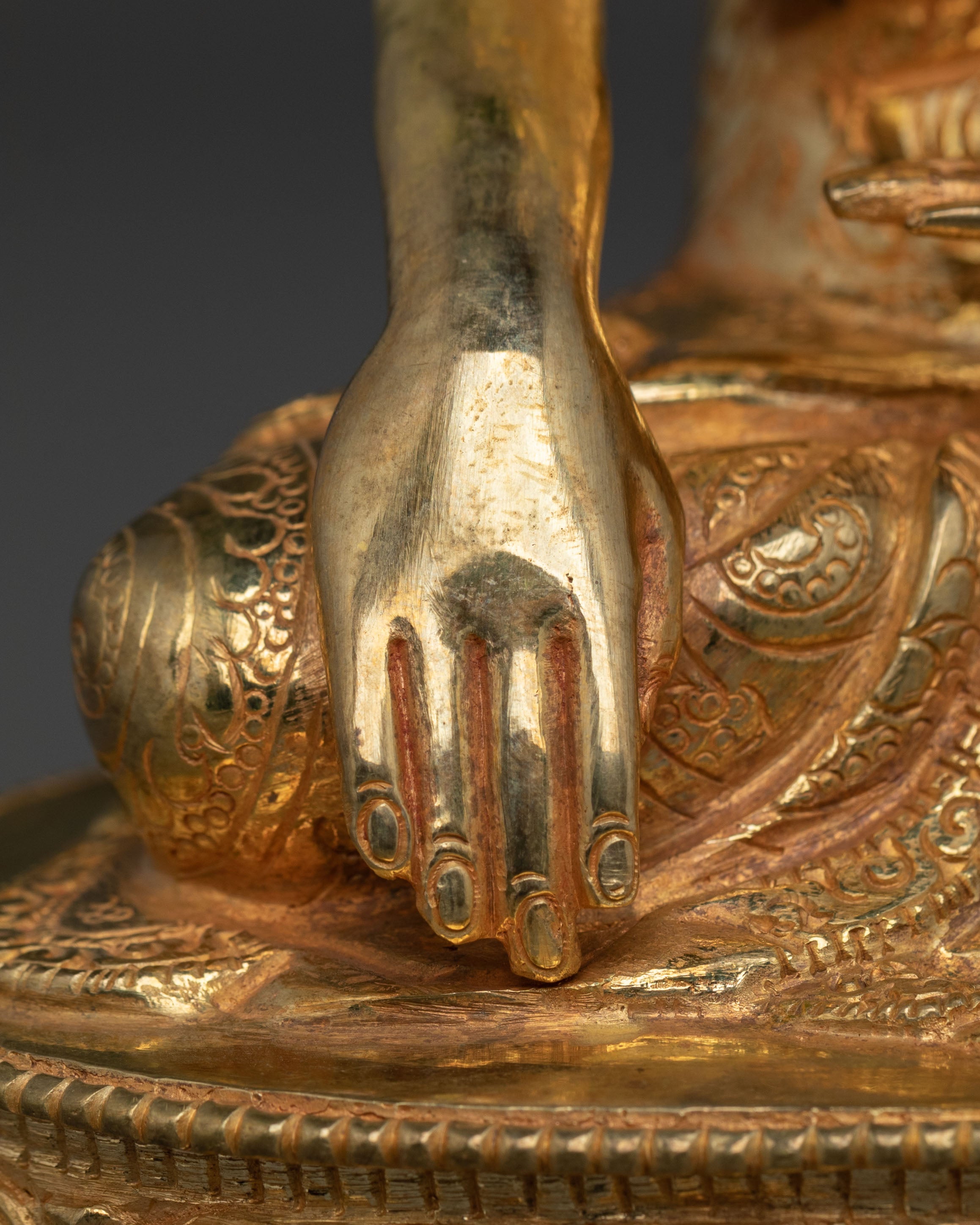 Shakyamuni 24K Gold Buddha Statue | Altar Home Decor