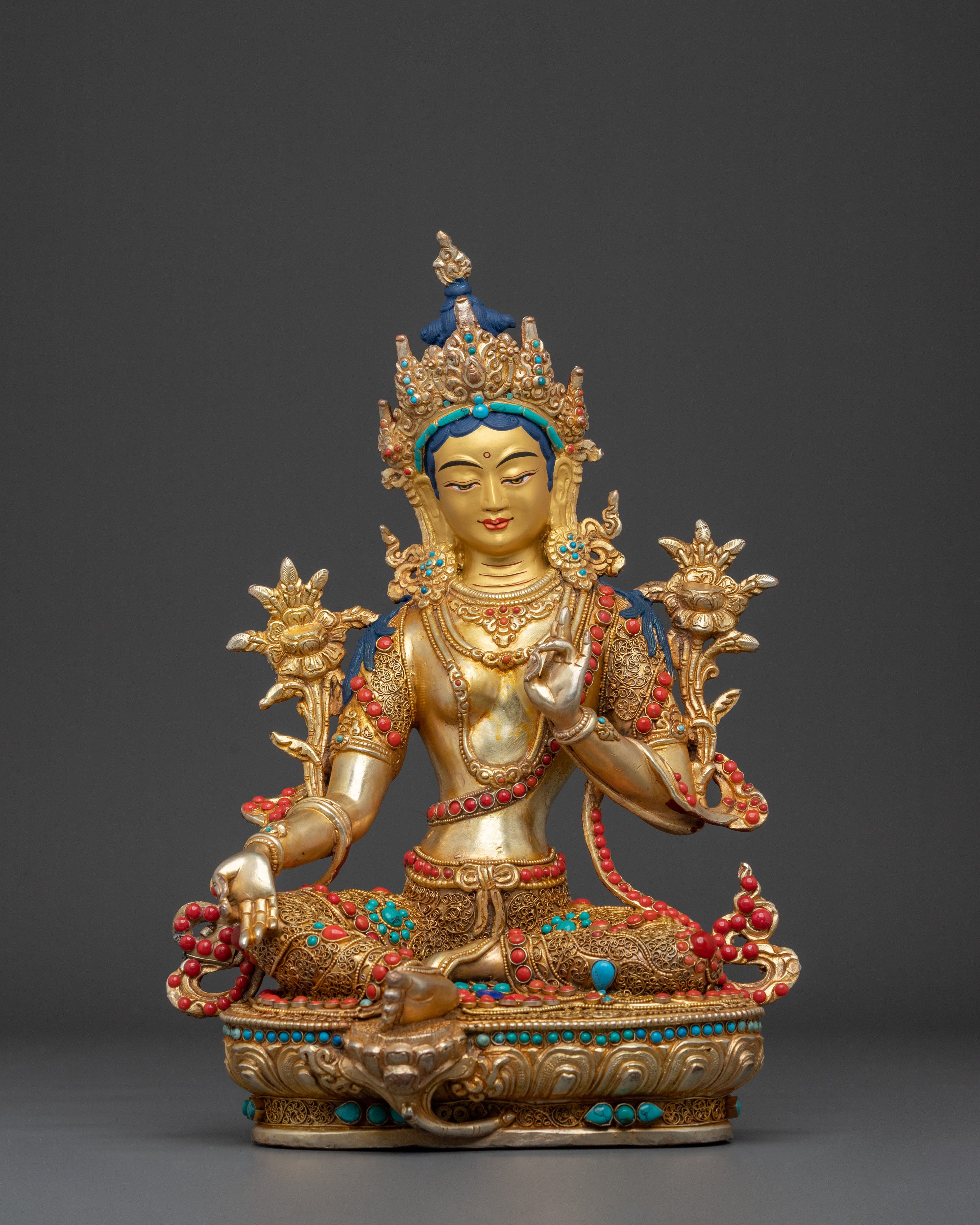 Green Tara Statue: Compassionate Protector