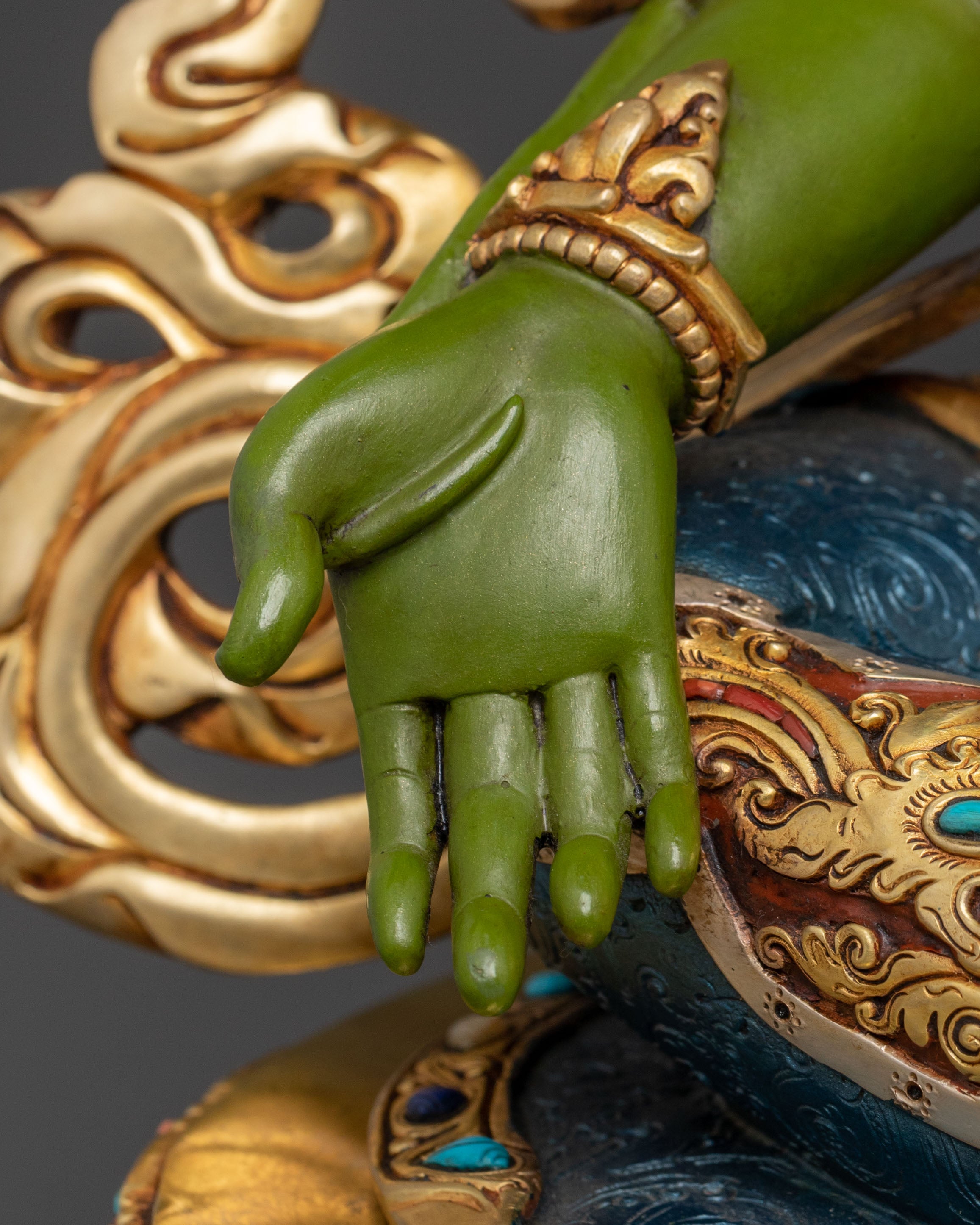 Green Tara Compassion Buddha Sculpture