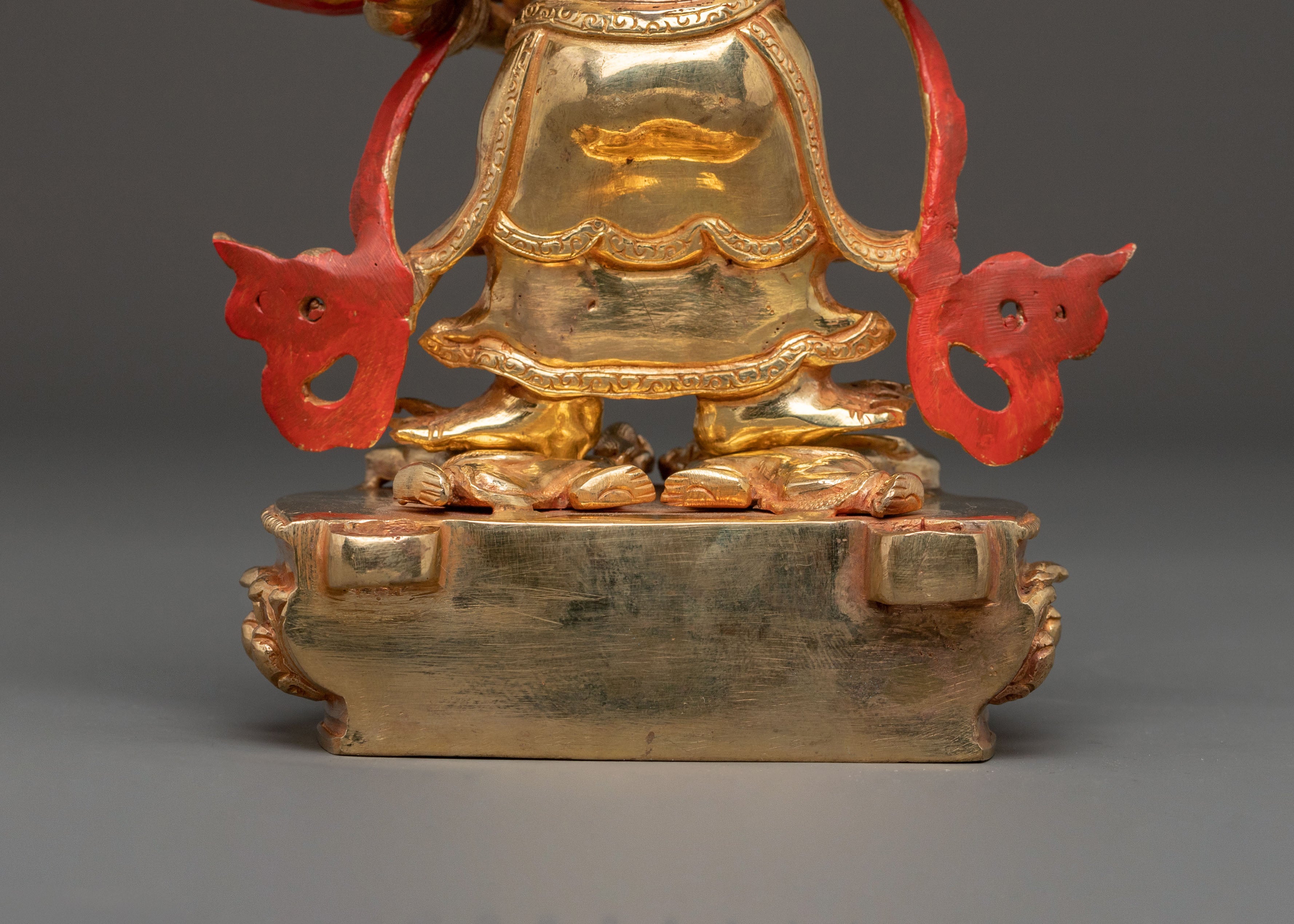 White Mahakala Protector Statue | Home Decor