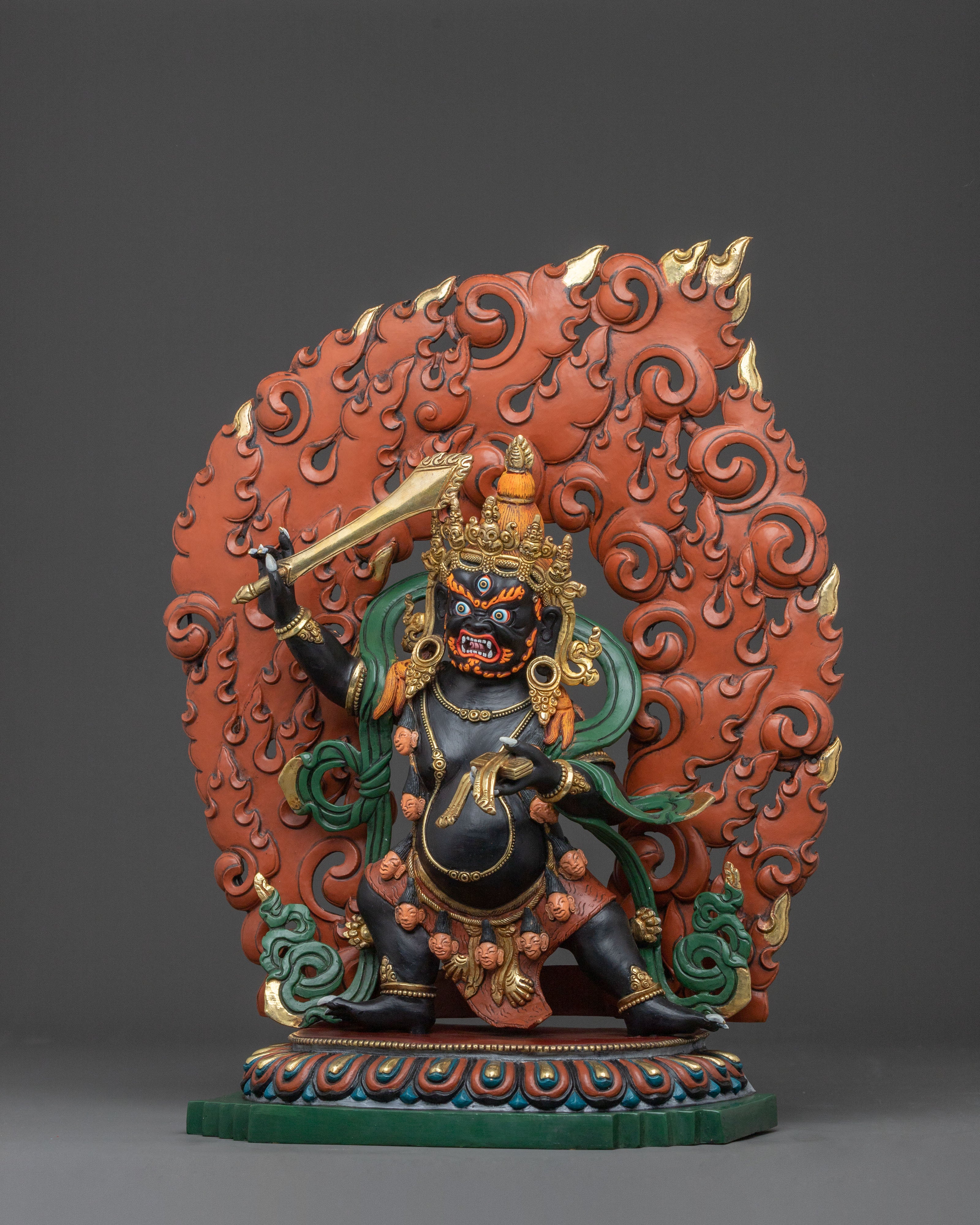 Black Manjushri Spiritual Statue | Protector of Wisdom
