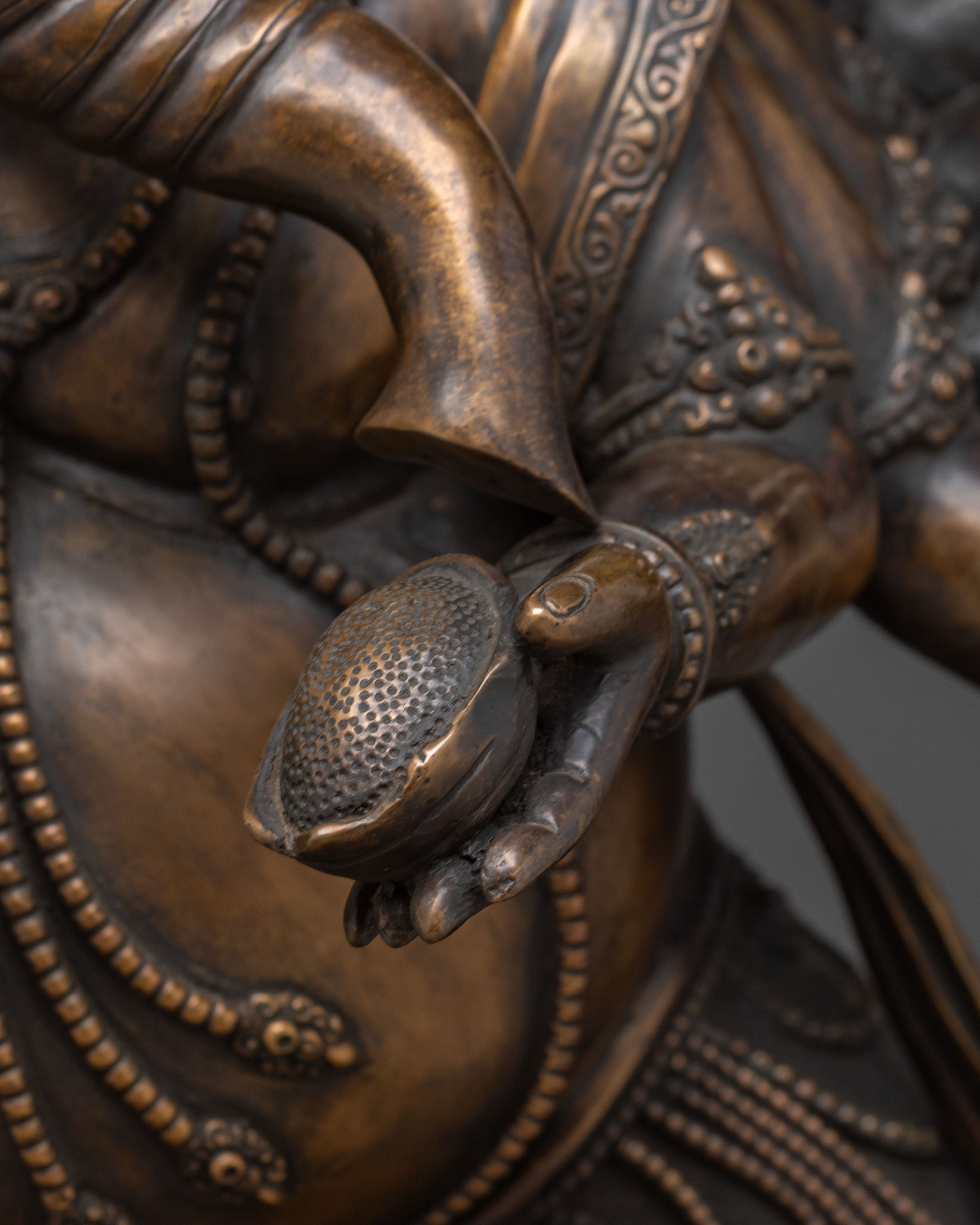God Ganesha Statue | Handcrafted Sacred Copper Figurine