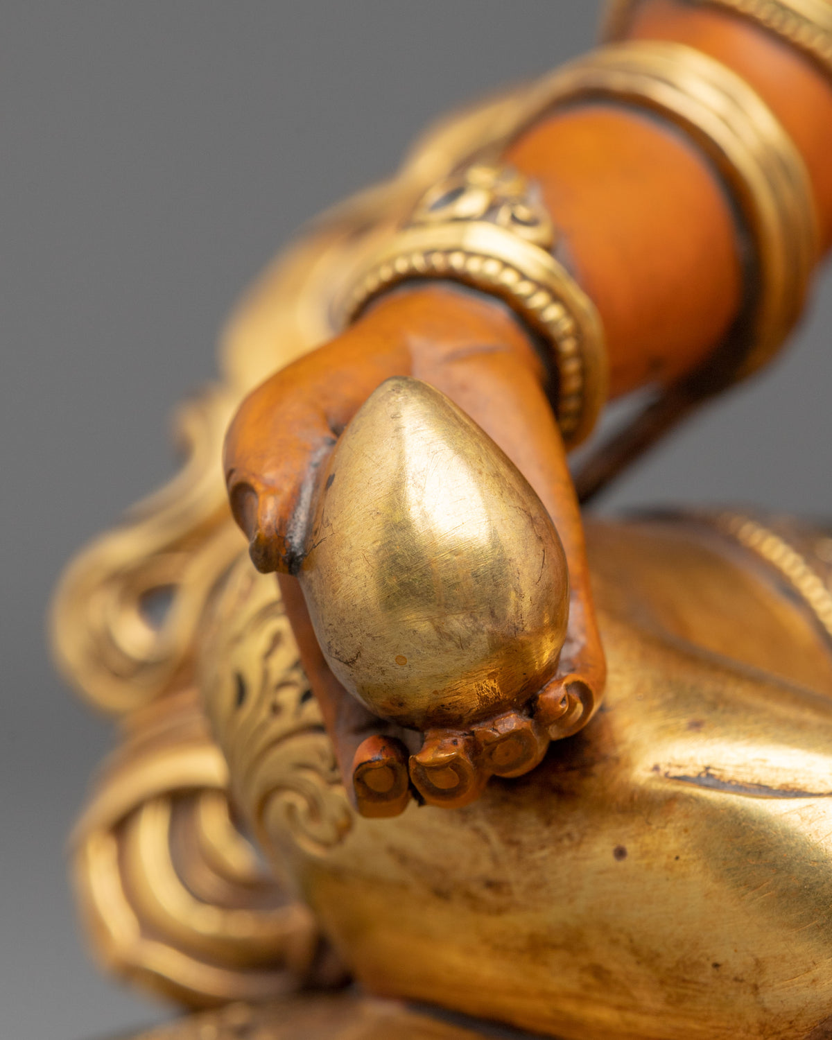 Dzambhala Copper Sculpture | Tibetan Sacred Figurine