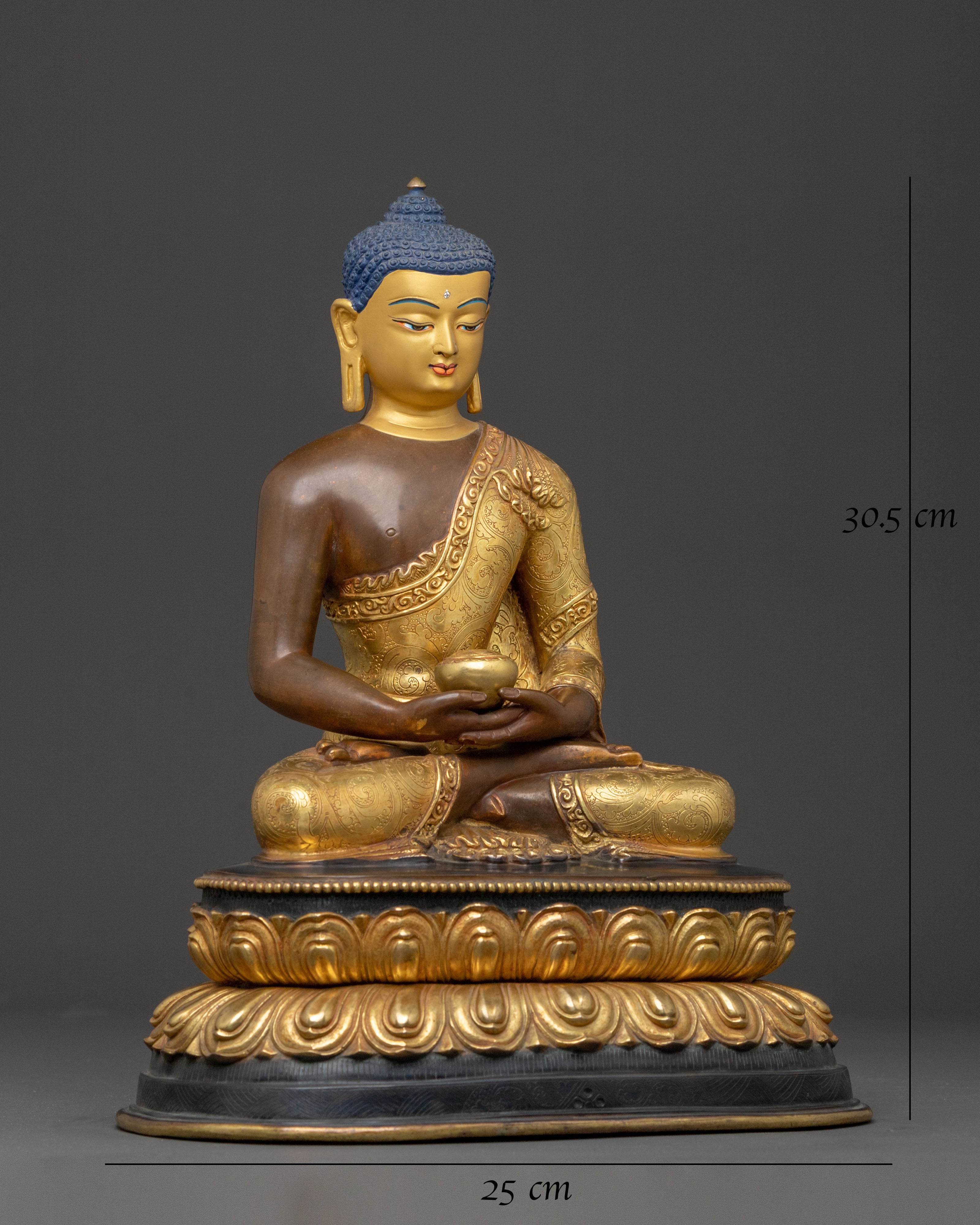 Amitabha Buddha Blessing Statue | Sacred Figurine