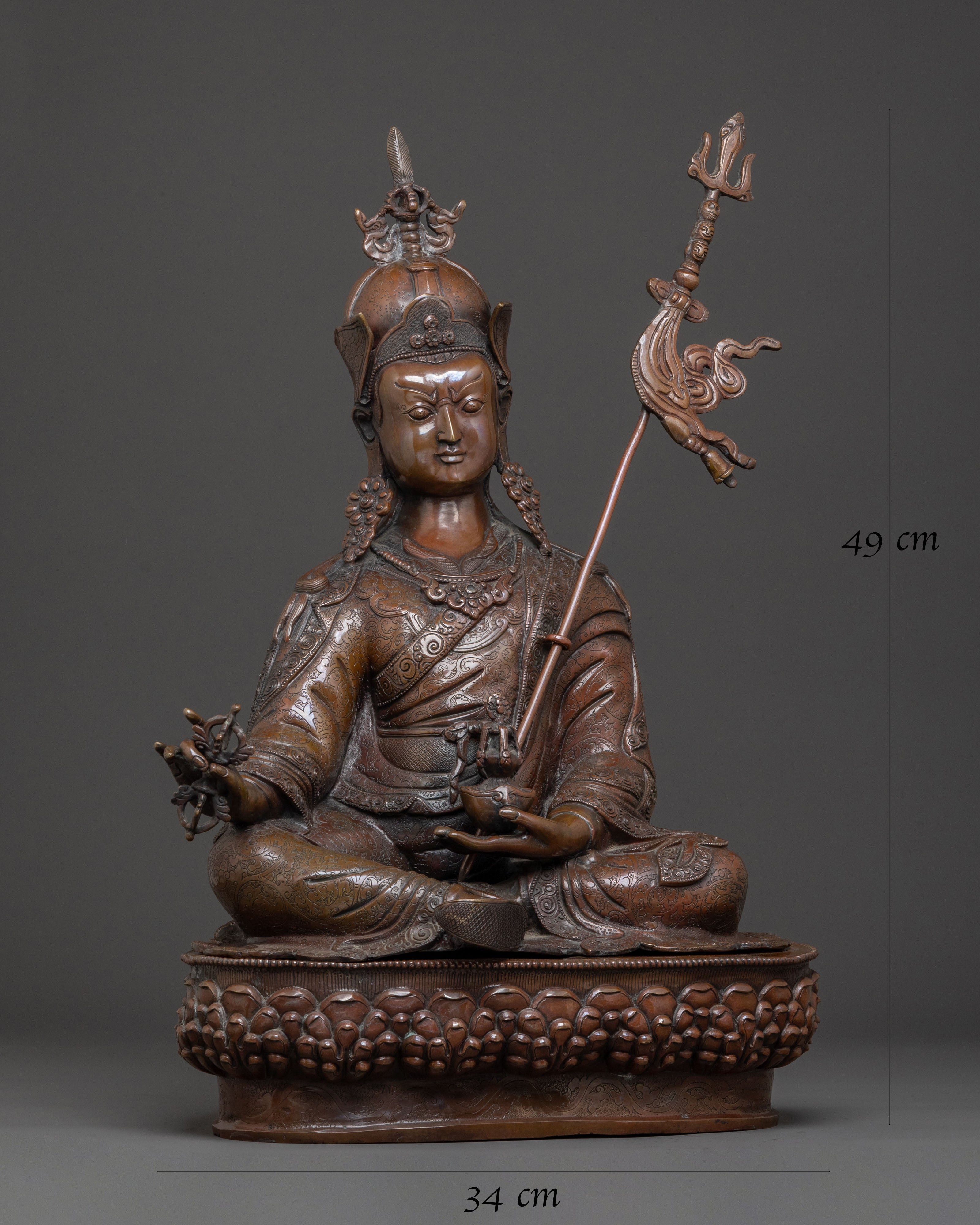 Guru Rinpoche Statue for Altars | Master Figure