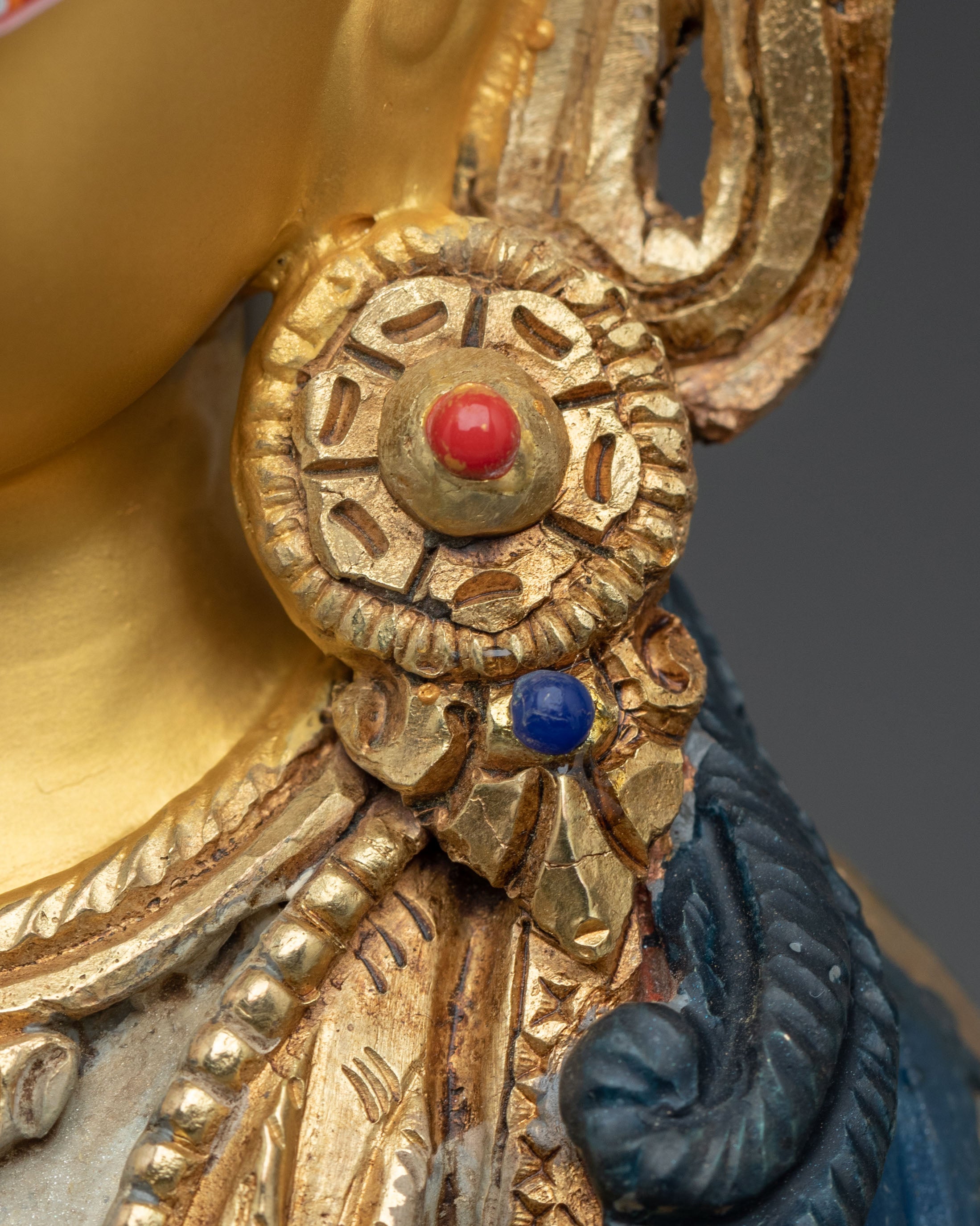 24k Gold Coated Chenrezig Statue | Embodiment of Infinite Compassion