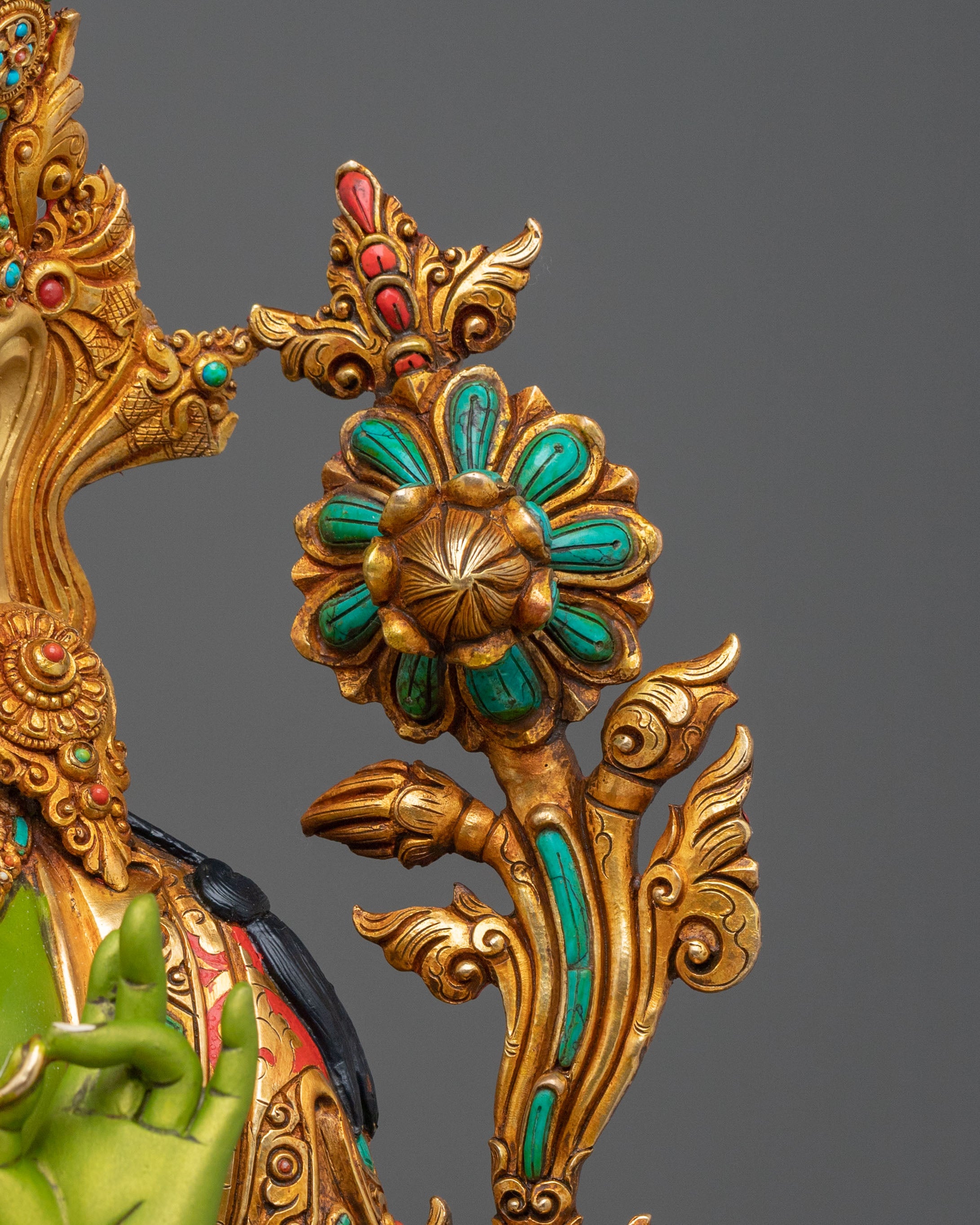 Green Tara Sacred Statue | Made in Nepal