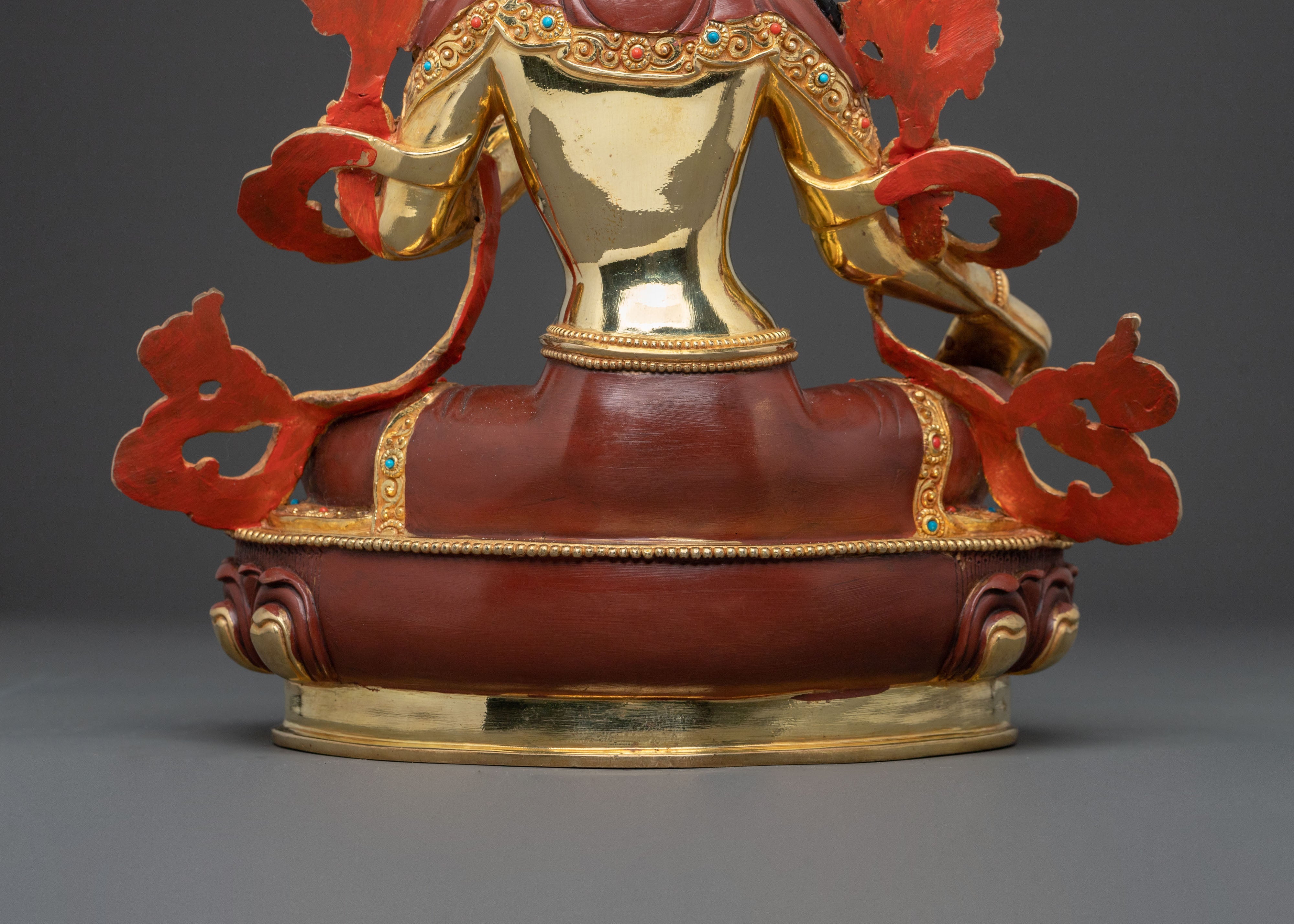 Green Tara Meditation Statue | Handcrafted Serenity