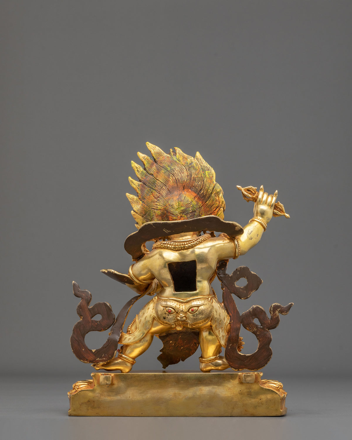 Mighty Protector Vajrapani Copper Sculpture