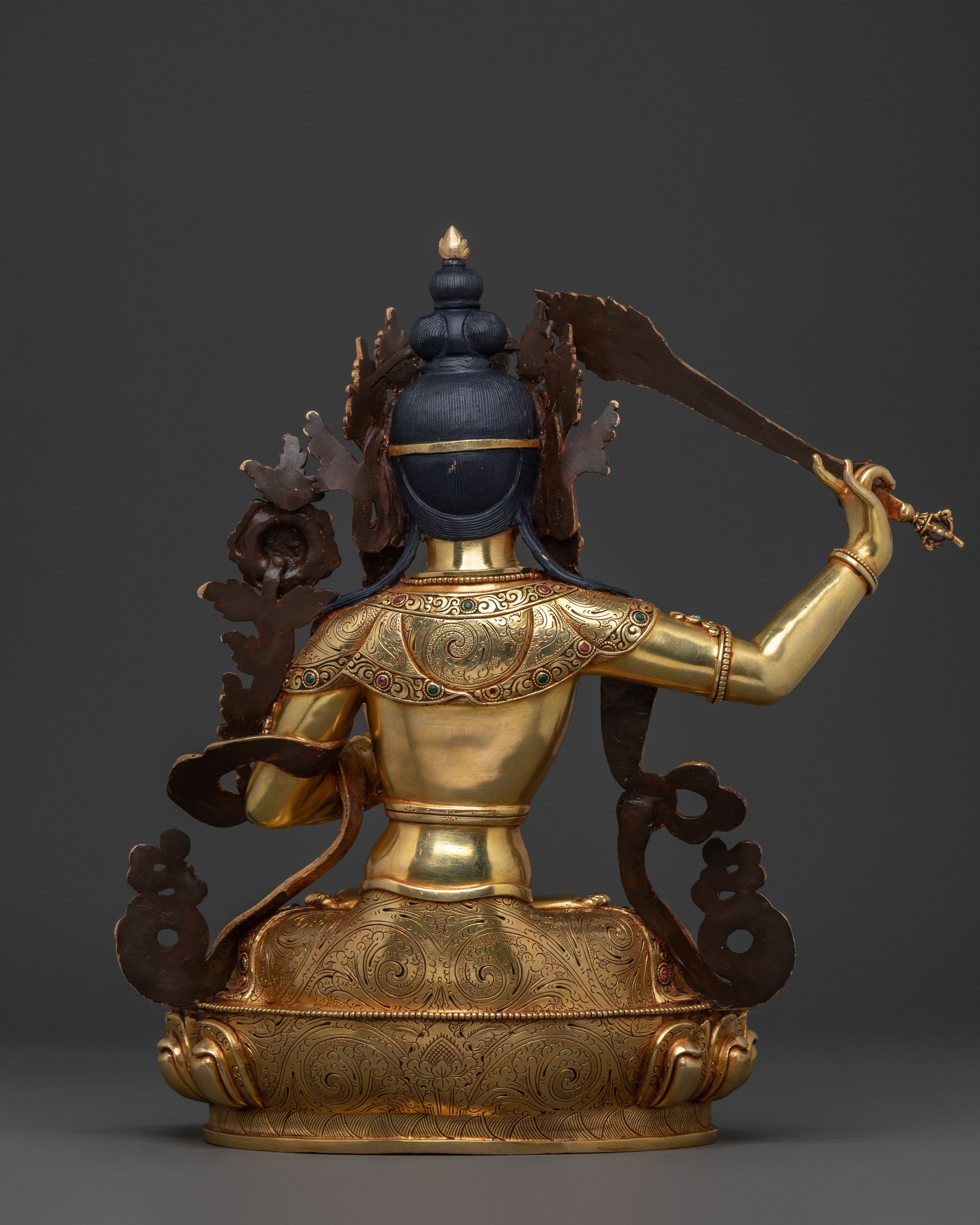Radiant Manjushri Wisdom Statue | Enlightened Decor for Spiritual Spaces