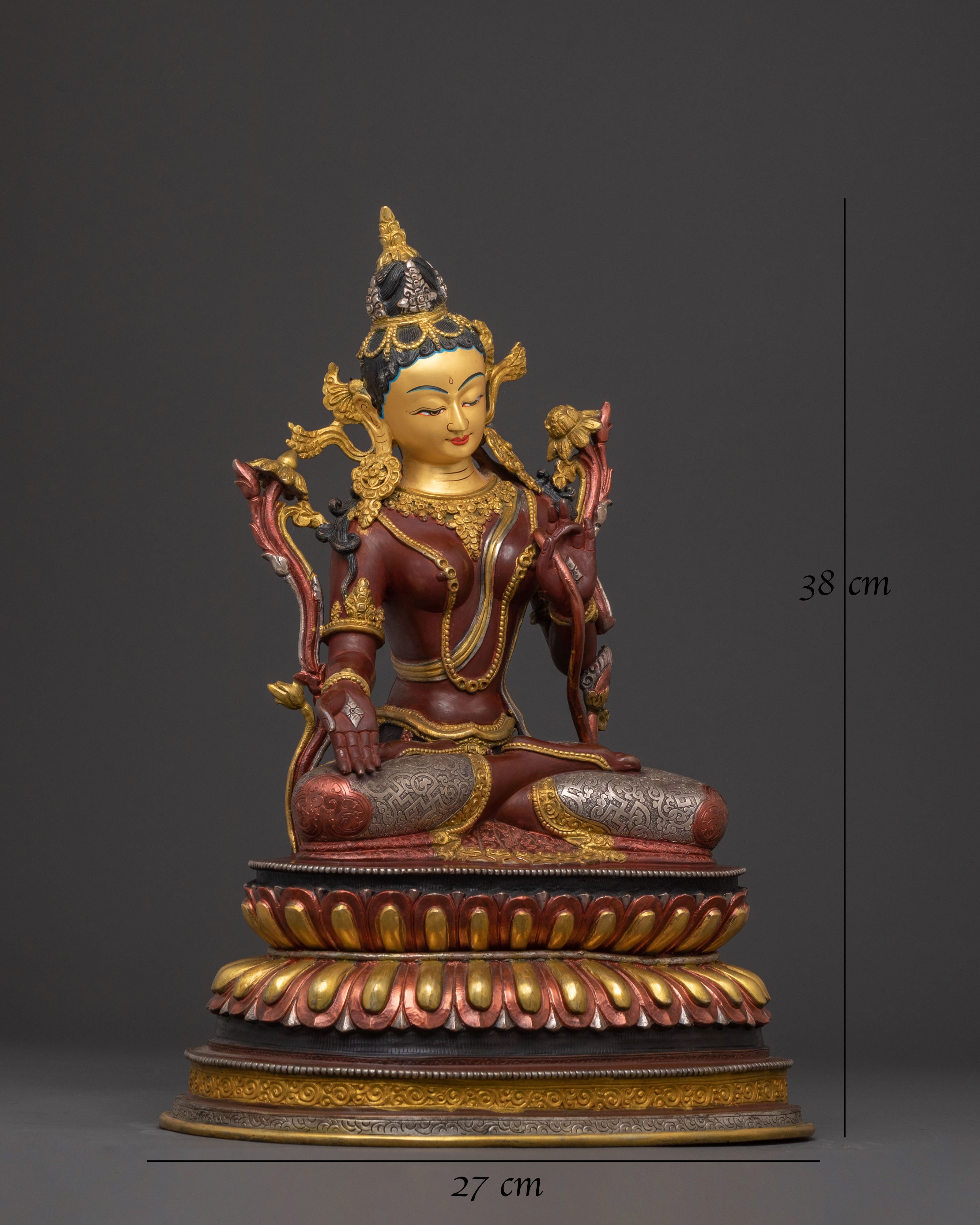 White Tara Spiritual Statue | Grace of Purity and Peace