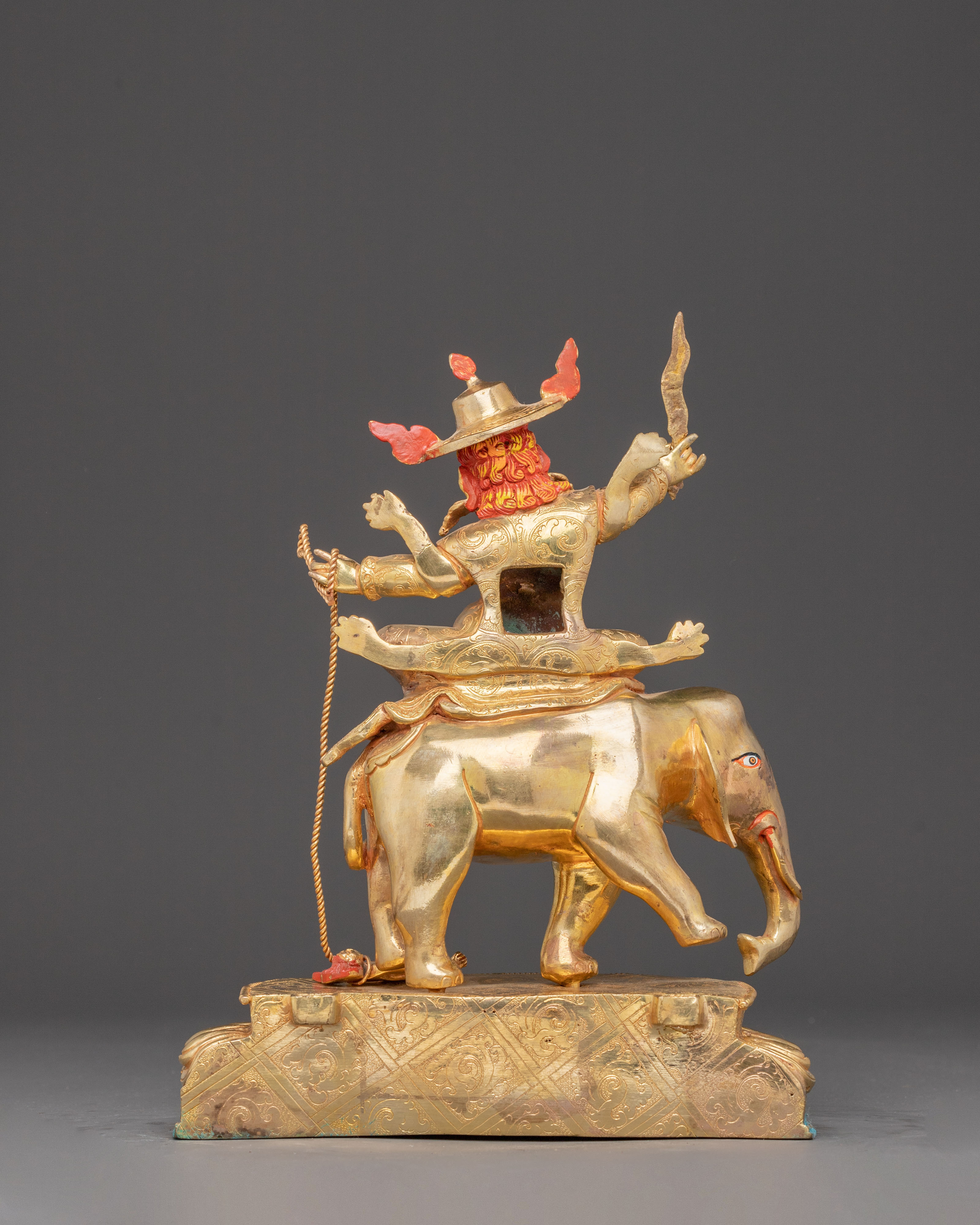 Handmade Chimar Golden Statue | 24k Gold Glided